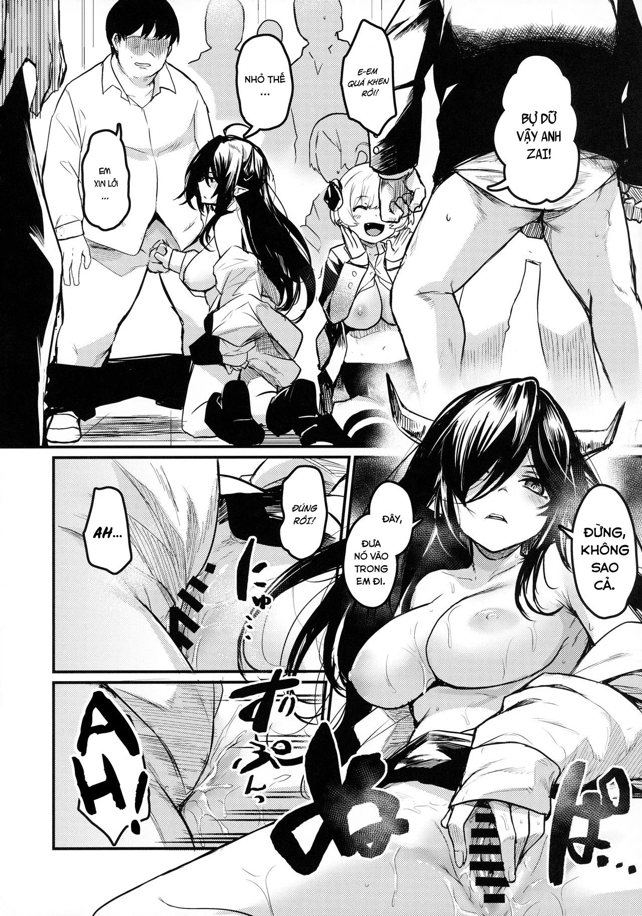 HentaiVN.net - Ảnh 15 - Succubi Chiếm Trường [Gakkou ni Succubus ga Kita!; Succubi Came to School!] - Chap 1
