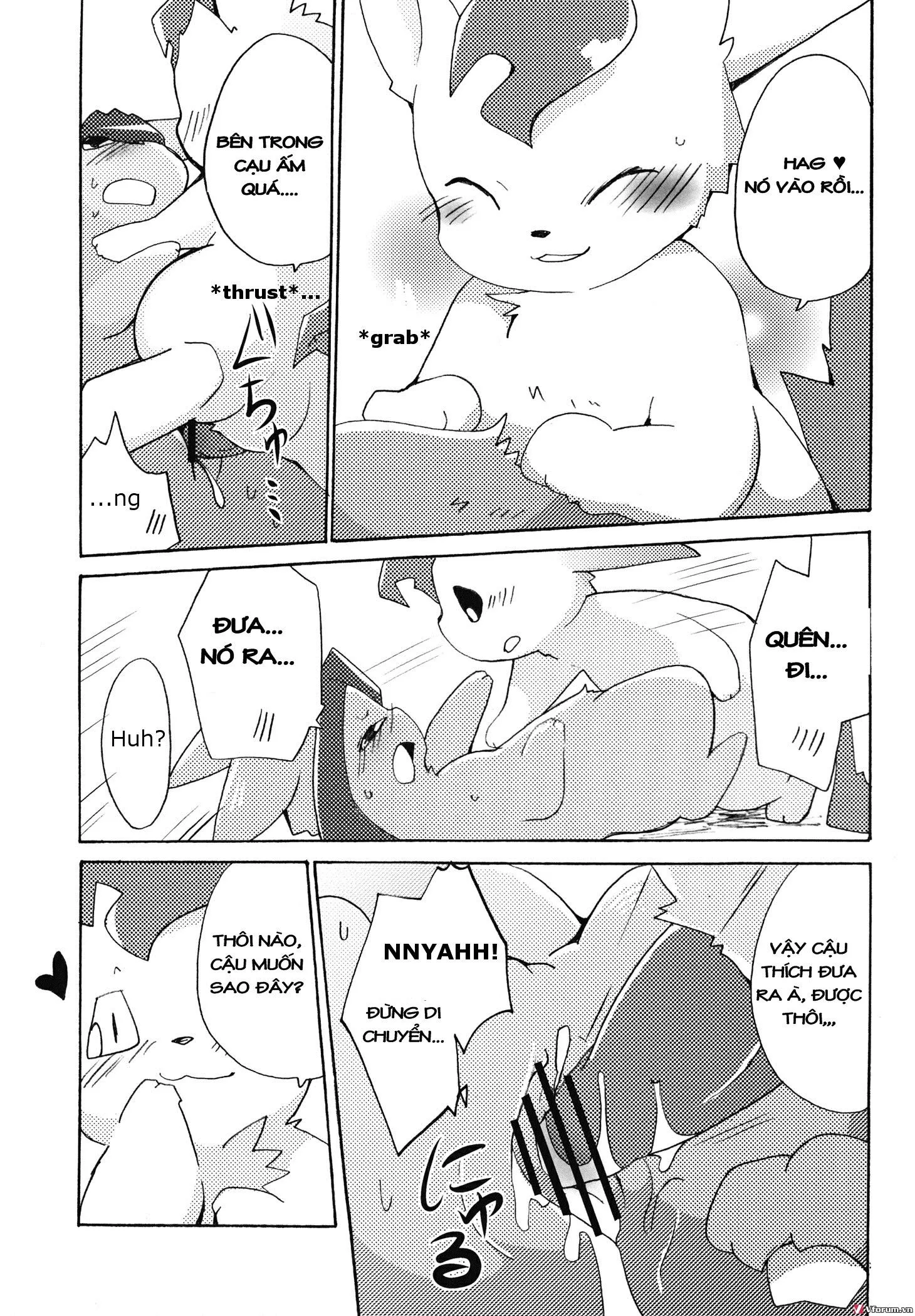 HentaiVN.net - Ảnh 26 - Ninnin nu Himitsu (Pokemon) [Motto Atsui no wa Suki?] - Chap 1