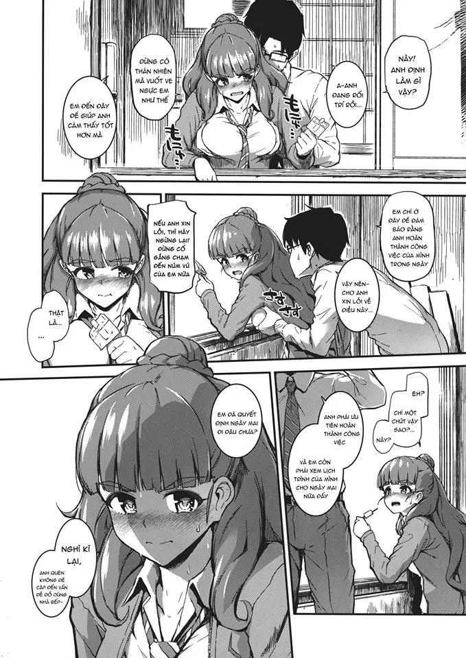 HentaiVN.net - Ảnh 3 - Sarani, Nao-chan to Asedaku de Suru Hon ( THE IDOLM@STER CINDERELLA GIRLS ) [さらに、奈緒ちゃんと汗だくでする本 (アイドルマスター シンデレラガールズ)] - Chap 1
