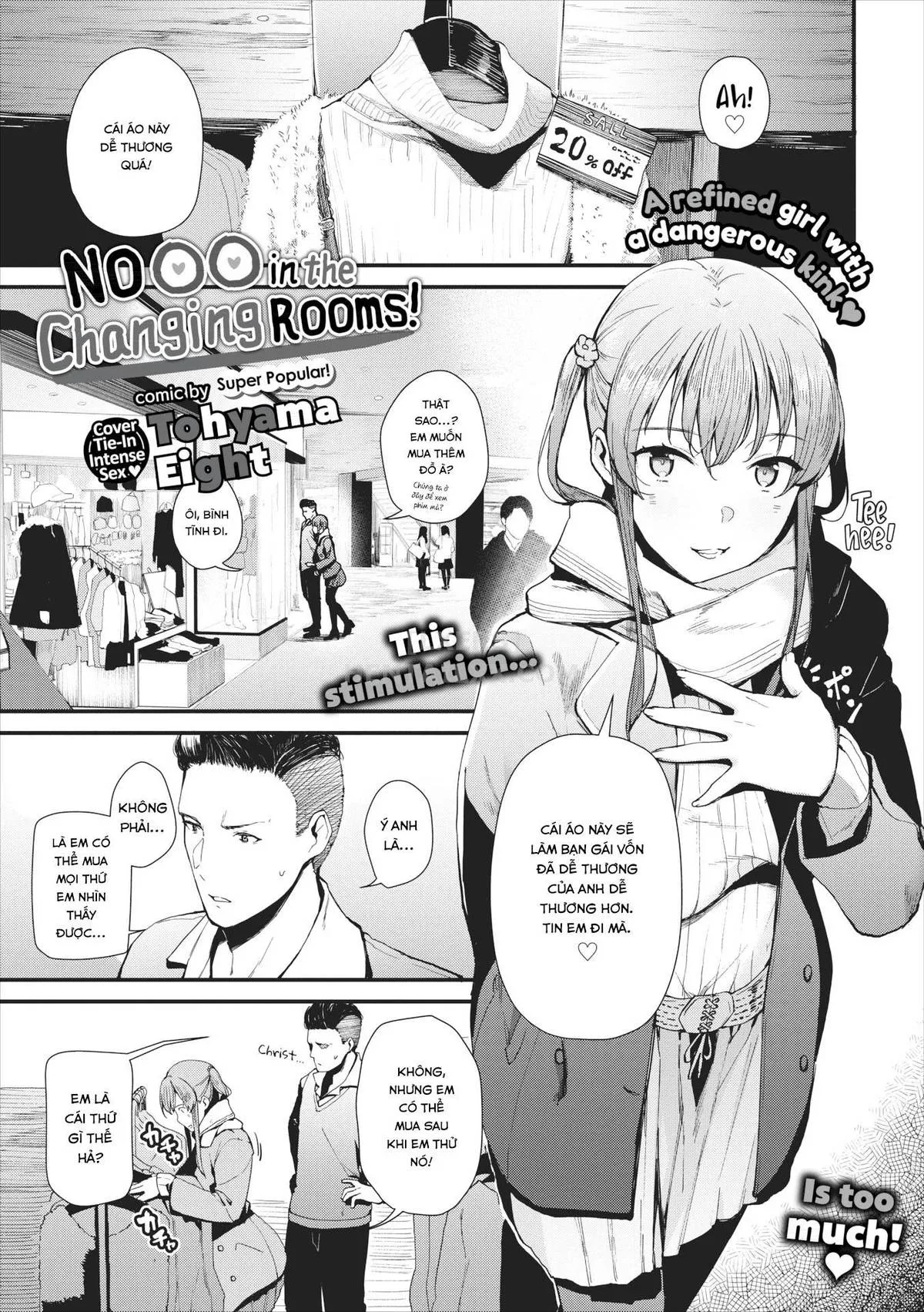 HentaiVN.net - Ảnh 2 - No ♥♥ in the Changing Rooms! - Chap 1