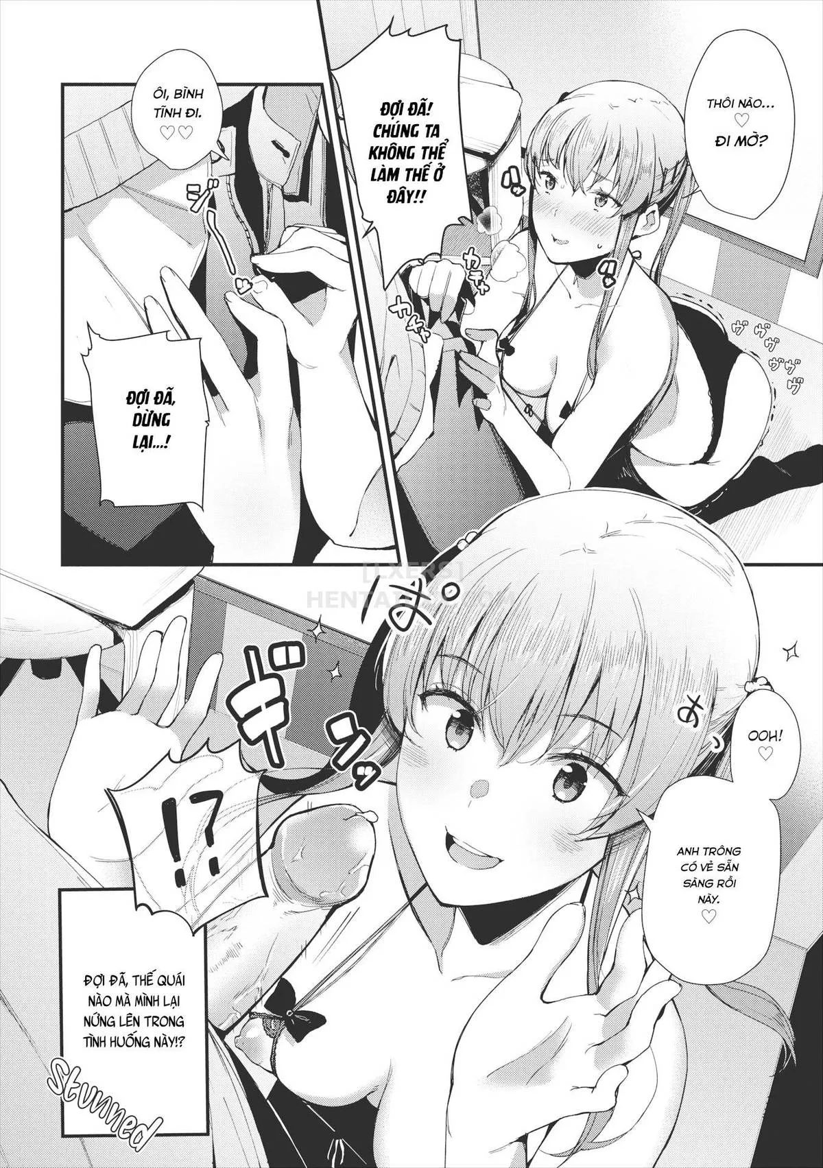HentaiVN.net - Ảnh 7 - No ♥♥ in the Changing Rooms! - Chap 1