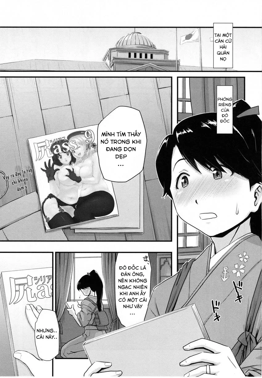HentaiVN.net - Ảnh 3 - Koukuu bokan houshou desu (Kantai Collection) - Chap 1