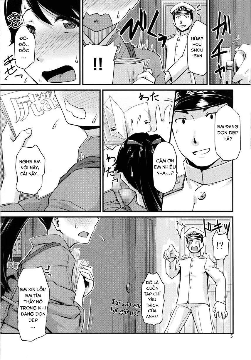HentaiVN.net - Ảnh 5 - Koukuu bokan houshou desu (Kantai Collection) - Chap 1