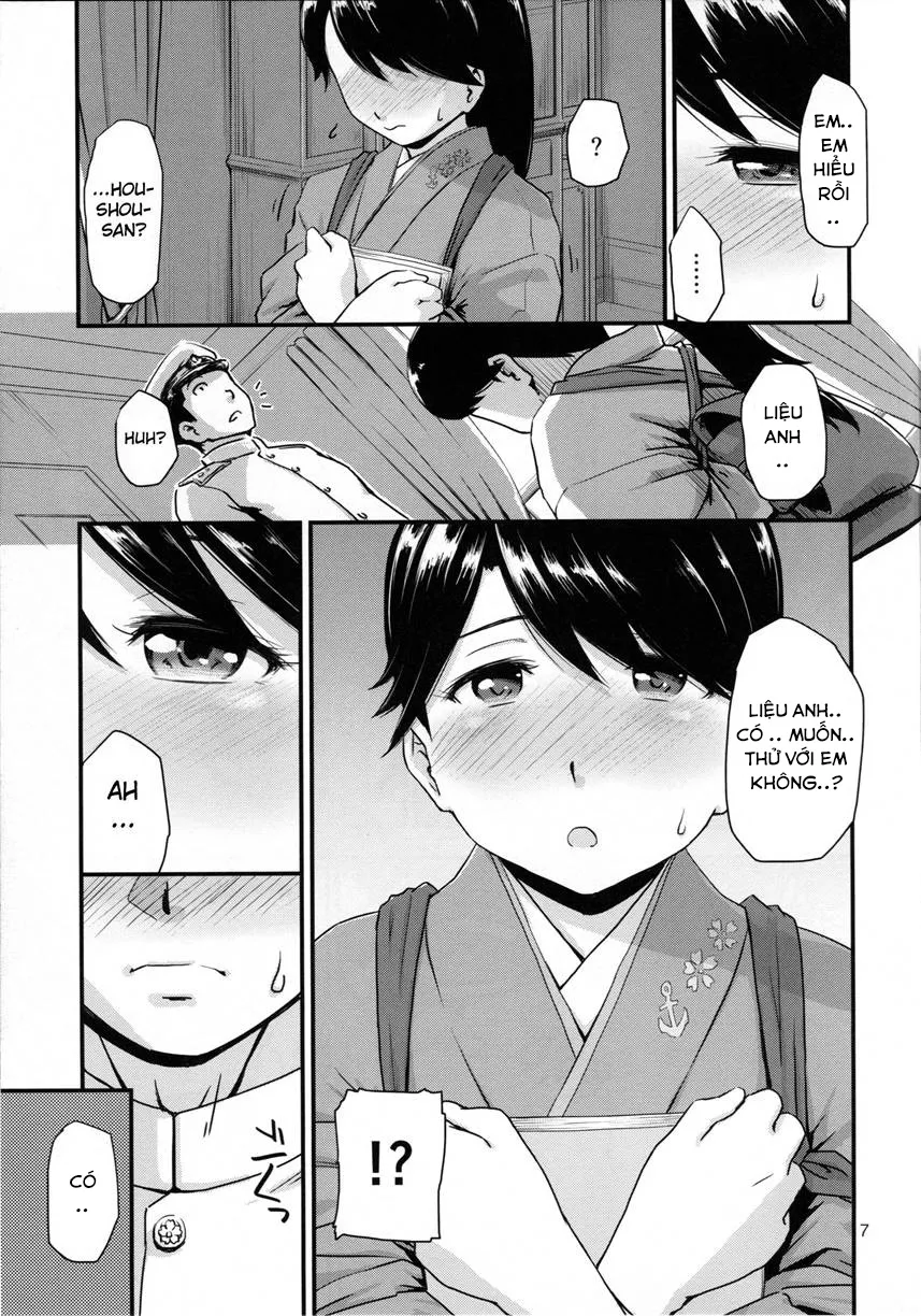 HentaiVN.net - Ảnh 7 - Koukuu bokan houshou desu (Kantai Collection) - Chap 1