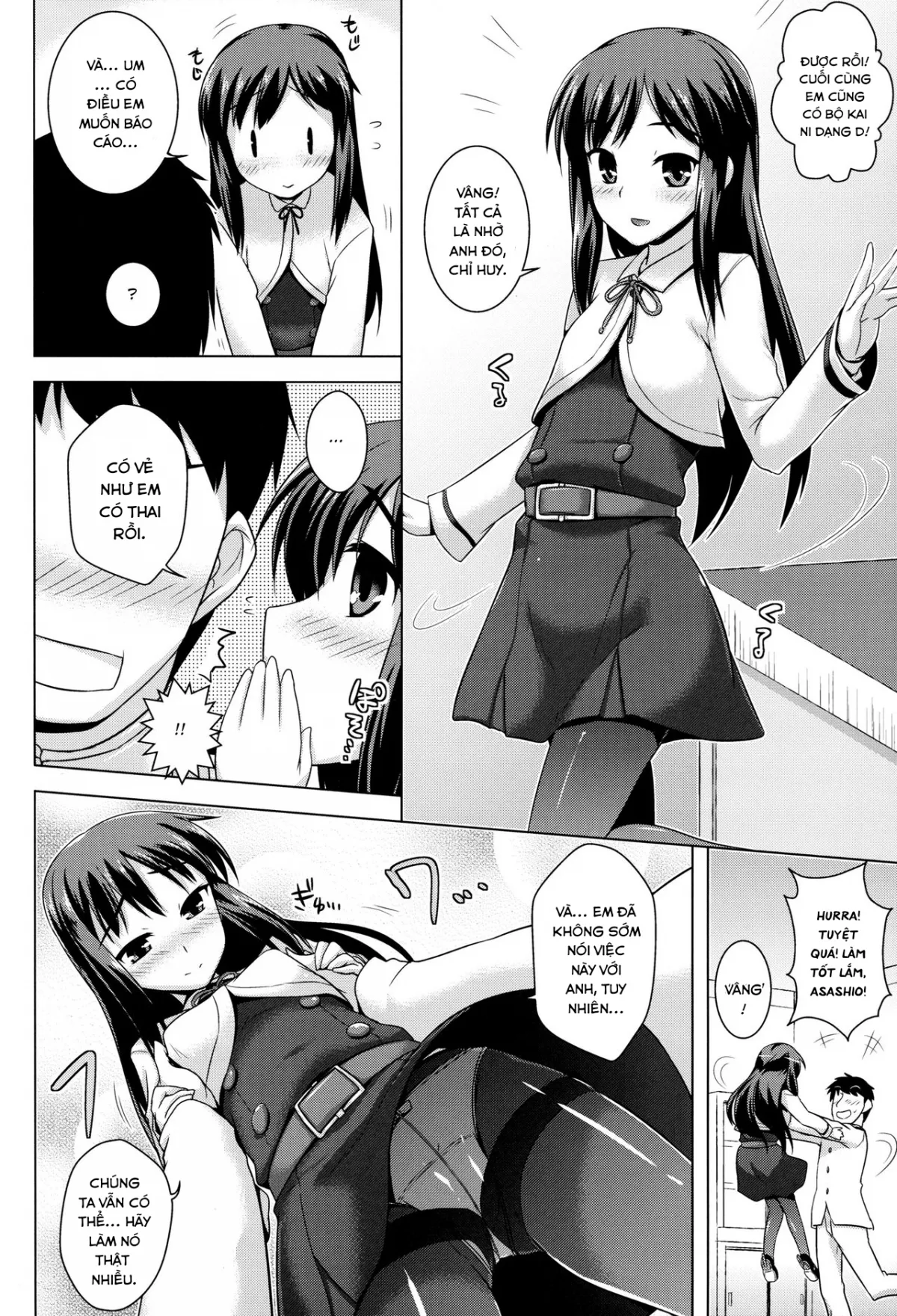 HentaiVN.net - Ảnh 12 - The Promised Reward (Kantai Collection -KanColle-) [Gohoubi no Yakusoku] - Chap 1