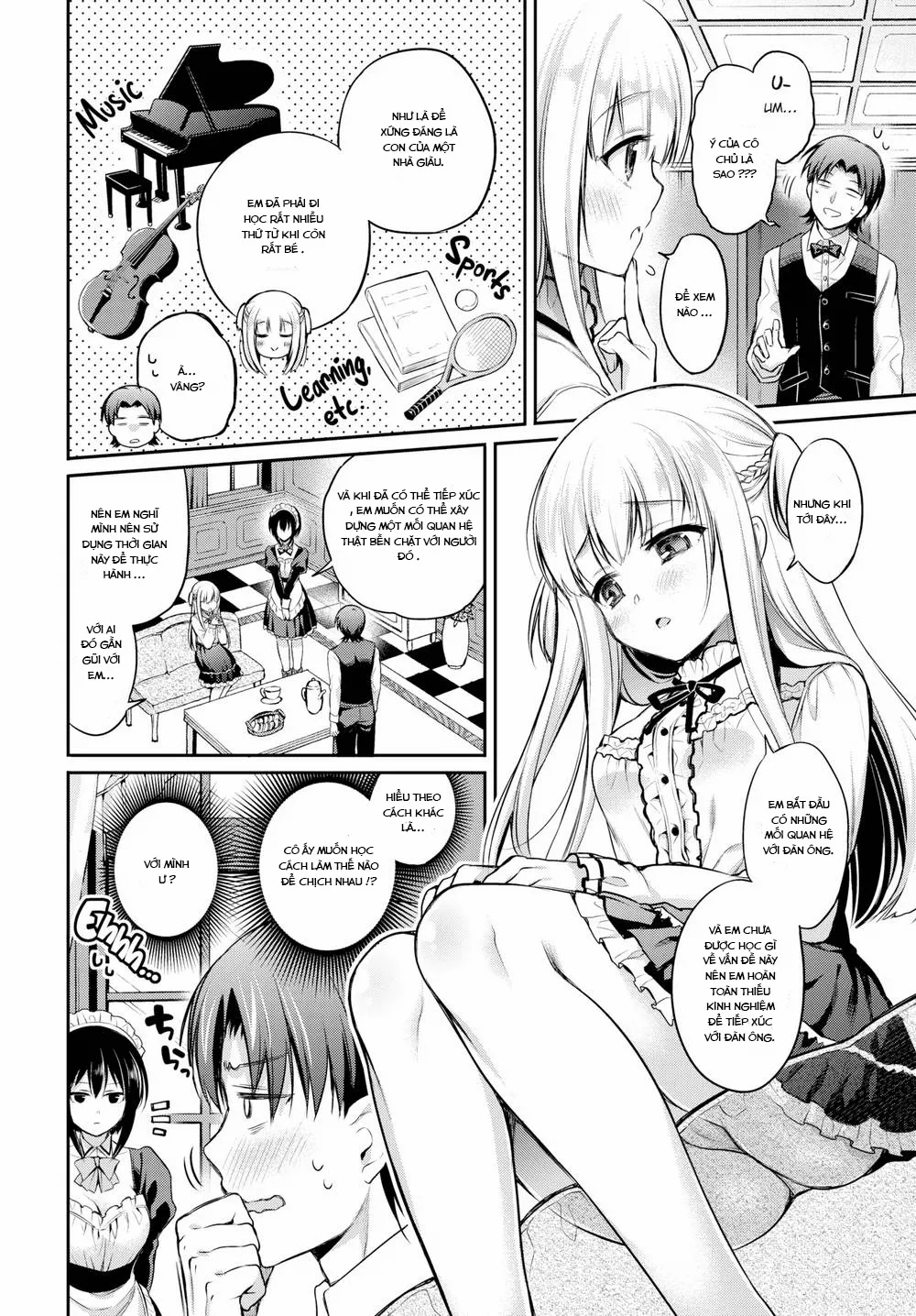 HentaiVN.net - Ảnh 5 - Bài học tình iu [Love lesson] - Chap 1