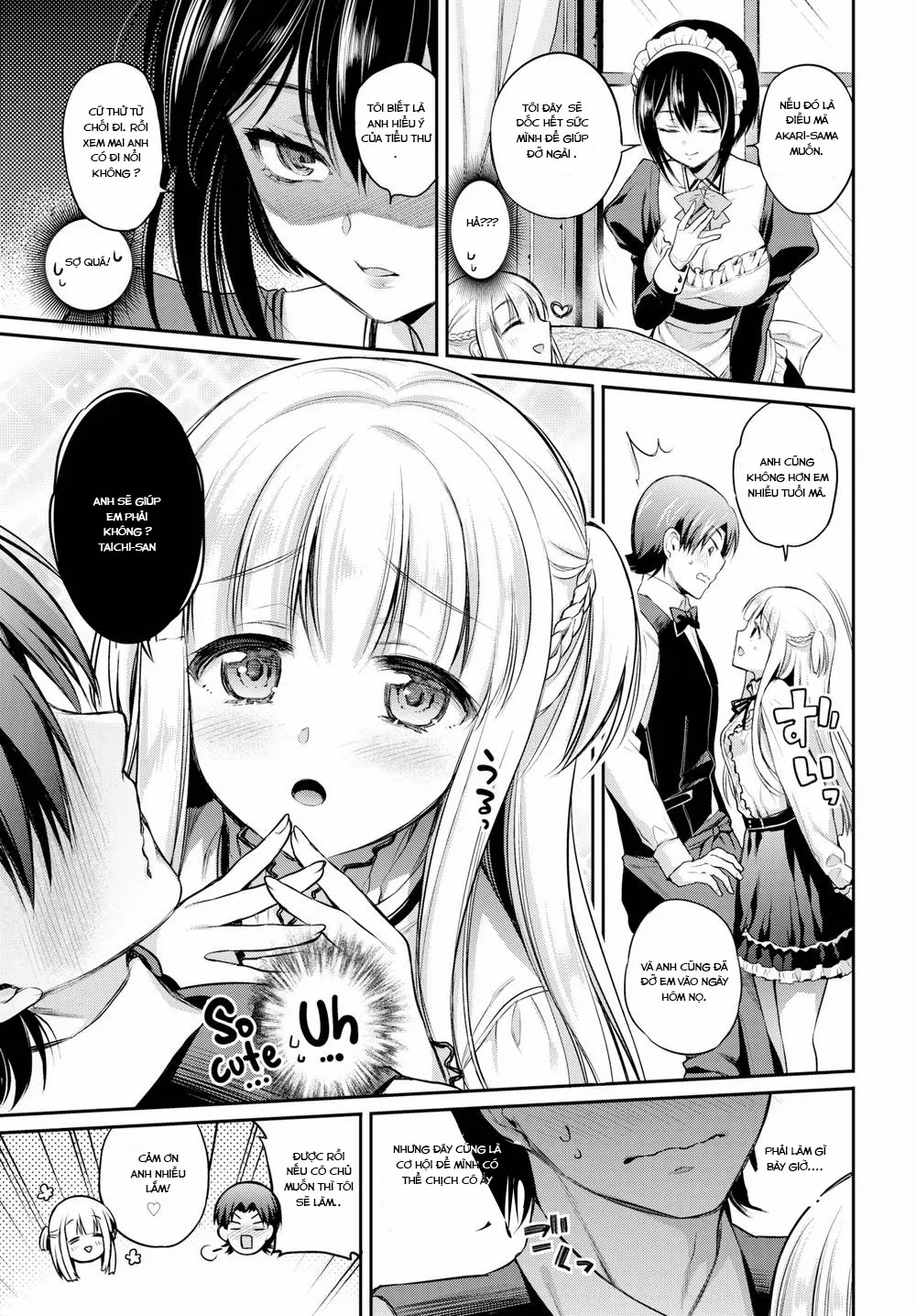 HentaiVN.net - Ảnh 6 - Bài học tình iu [Love lesson] - Chap 1