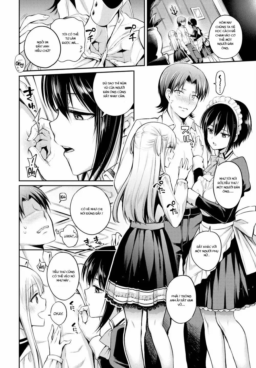 HentaiVN.net - Ảnh 9 - Bài học tình iu [Love lesson] - Chap 1