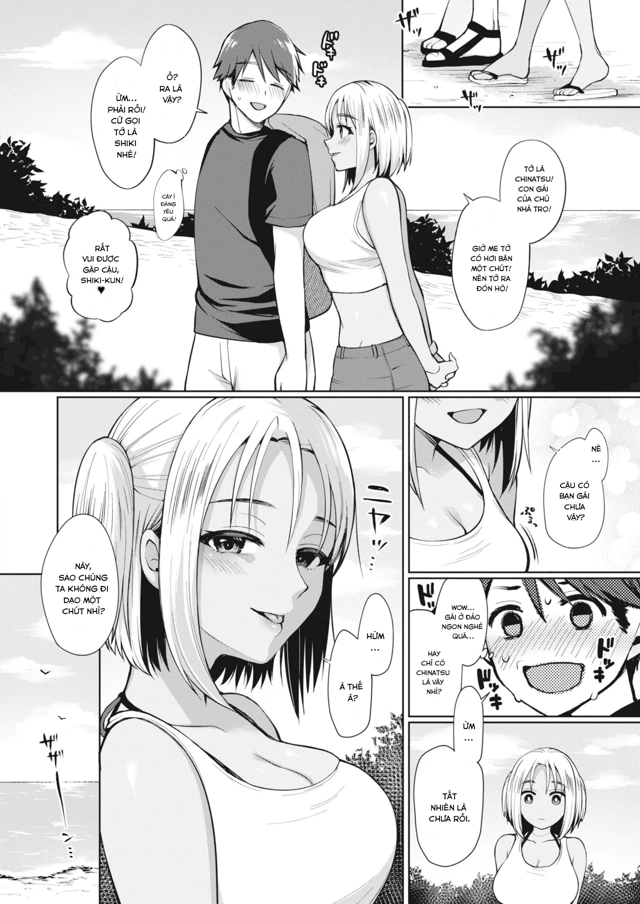 HentaiVN.net - Ảnh 3 - Tokonatsujima no Yuuwaku - Chap 1