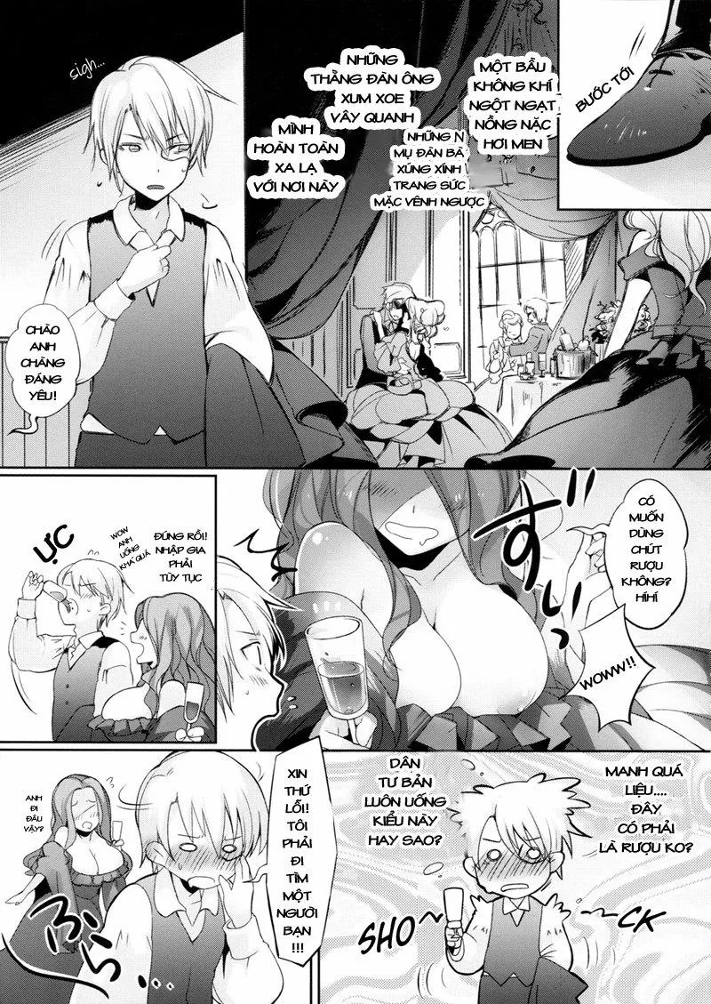 HentaiVN.net - Ảnh 7 - Lait +Cafe Au Lait (Ikoku Meiro No Croisee) - Chap 1