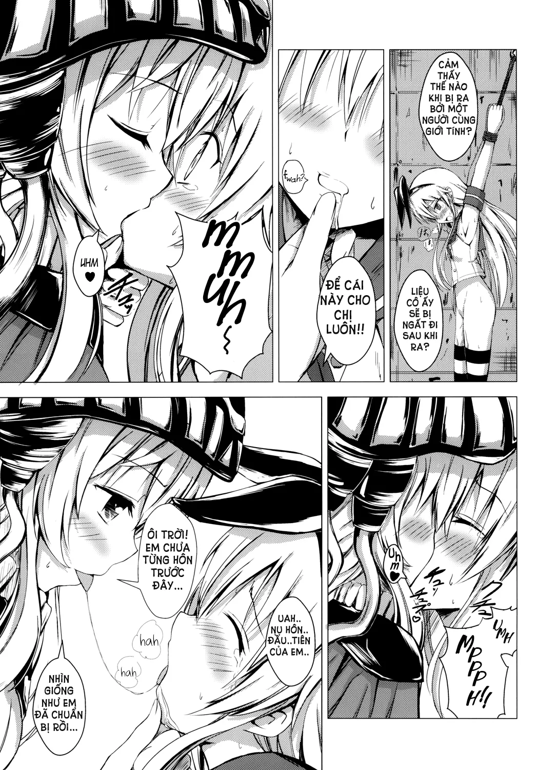 HentaiVN.net - Ảnh 13 - Kuubo Wo-Kyuu-chan no Shimakaze Yuri Dorei Choukyou 1 | Standard Carrier Wo-Class Shimakaze's Yuri Slave Training 1 (Kantai Collection, -KanColle-) [] 空母ヲ級ちゃんの島風百合奴隷調教1] - Chap 1