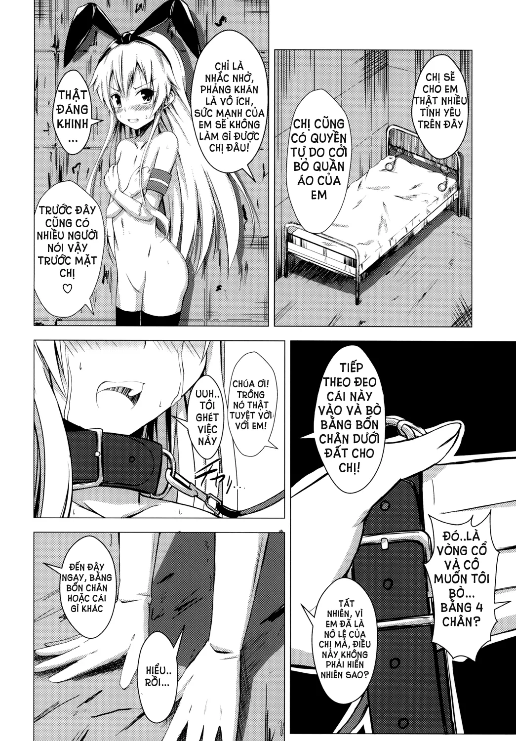 HentaiVN.net - Ảnh 14 - Kuubo Wo-Kyuu-chan no Shimakaze Yuri Dorei Choukyou 1 | Standard Carrier Wo-Class Shimakaze's Yuri Slave Training 1 (Kantai Collection, -KanColle-) [] 空母ヲ級ちゃんの島風百合奴隷調教1] - Chap 1