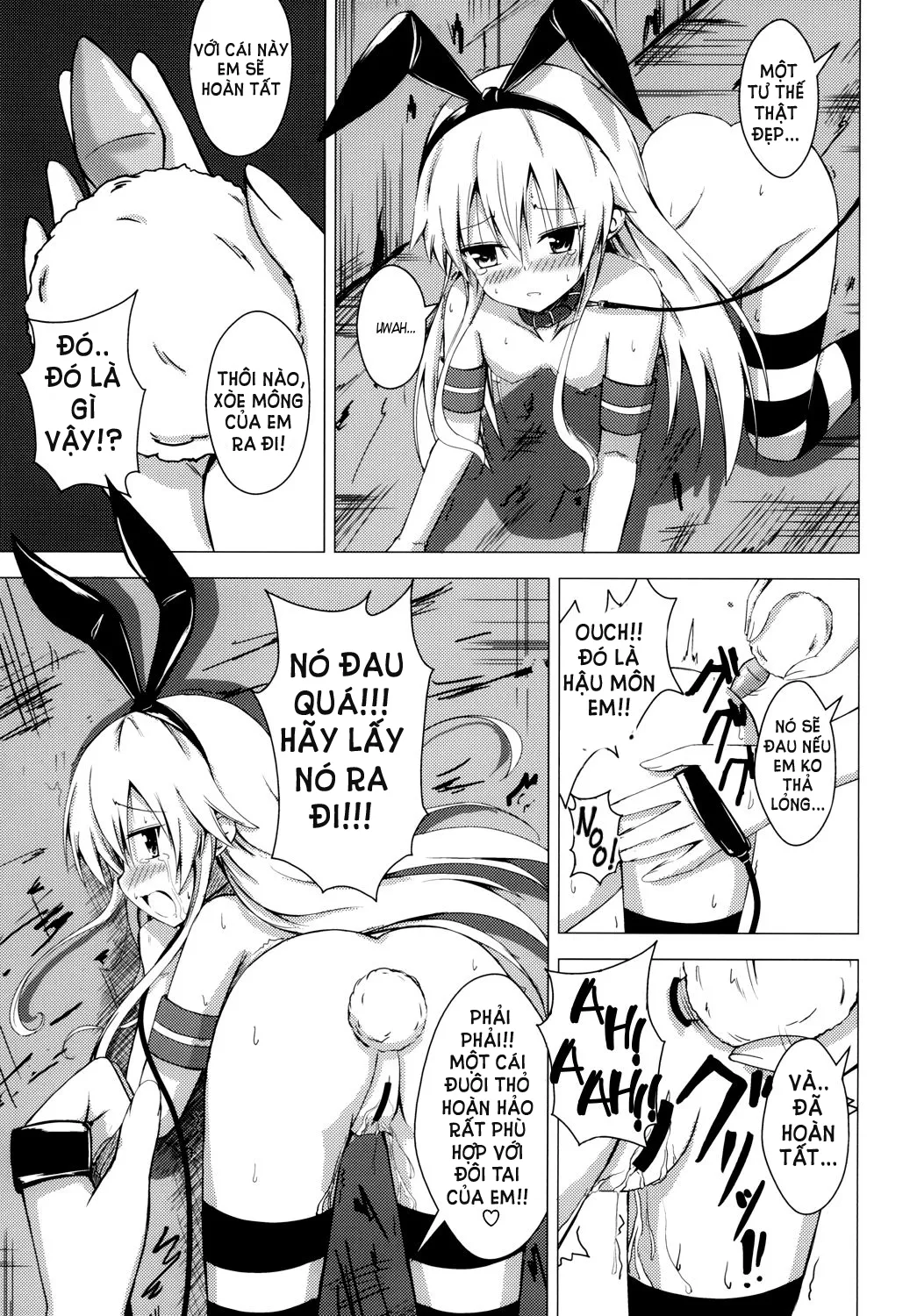HentaiVN.net - Ảnh 15 - Kuubo Wo-Kyuu-chan no Shimakaze Yuri Dorei Choukyou 1 | Standard Carrier Wo-Class Shimakaze's Yuri Slave Training 1 (Kantai Collection, -KanColle-) [] 空母ヲ級ちゃんの島風百合奴隷調教1] - Chap 1
