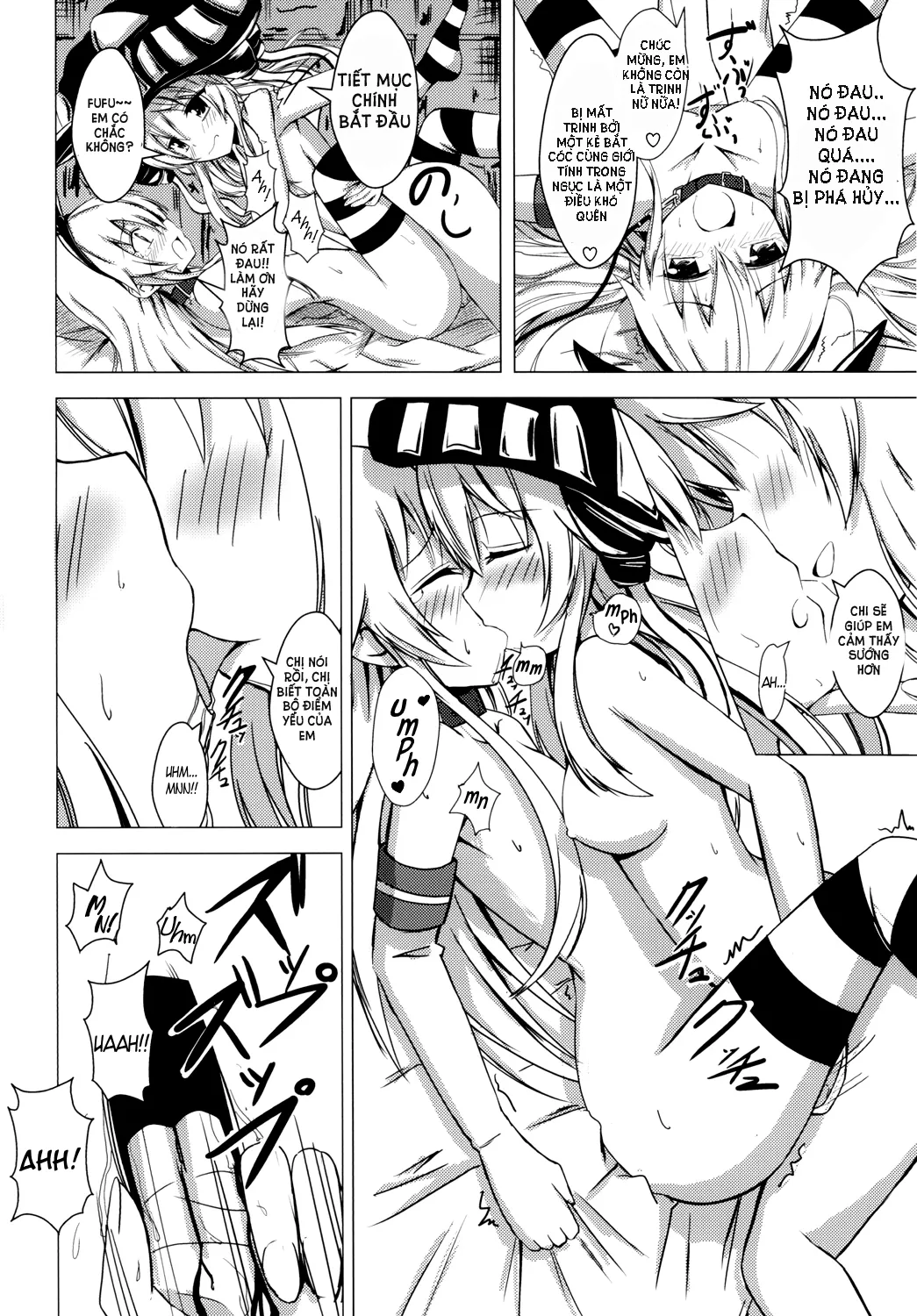 HentaiVN.net - Ảnh 20 - Kuubo Wo-Kyuu-chan no Shimakaze Yuri Dorei Choukyou 1 | Standard Carrier Wo-Class Shimakaze's Yuri Slave Training 1 (Kantai Collection, -KanColle-) [] 空母ヲ級ちゃんの島風百合奴隷調教1] - Chap 1