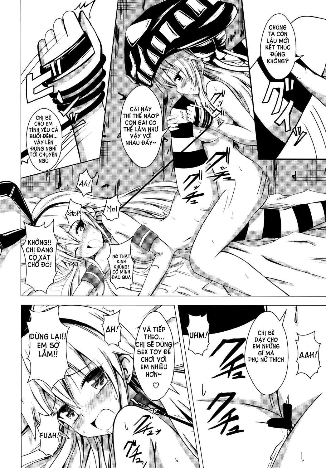 HentaiVN.net - Ảnh 22 - Kuubo Wo-Kyuu-chan no Shimakaze Yuri Dorei Choukyou 1 | Standard Carrier Wo-Class Shimakaze's Yuri Slave Training 1 (Kantai Collection, -KanColle-) [] 空母ヲ級ちゃんの島風百合奴隷調教1] - Chap 1