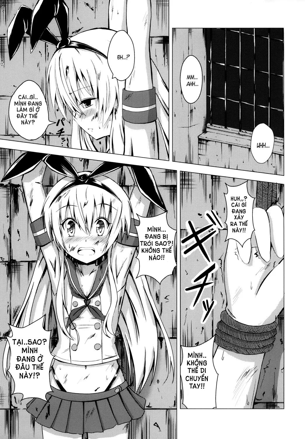 HentaiVN.net - Ảnh 3 - Kuubo Wo-Kyuu-chan no Shimakaze Yuri Dorei Choukyou 1 | Standard Carrier Wo-Class Shimakaze's Yuri Slave Training 1 (Kantai Collection, -KanColle-) [] 空母ヲ級ちゃんの島風百合奴隷調教1] - Chap 1