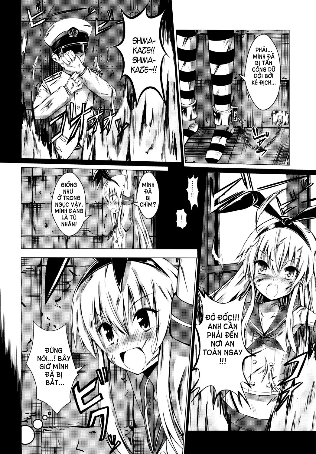 HentaiVN.net - Ảnh 4 - Kuubo Wo-Kyuu-chan no Shimakaze Yuri Dorei Choukyou 1 | Standard Carrier Wo-Class Shimakaze's Yuri Slave Training 1 (Kantai Collection, -KanColle-) [] 空母ヲ級ちゃんの島風百合奴隷調教1] - Chap 1