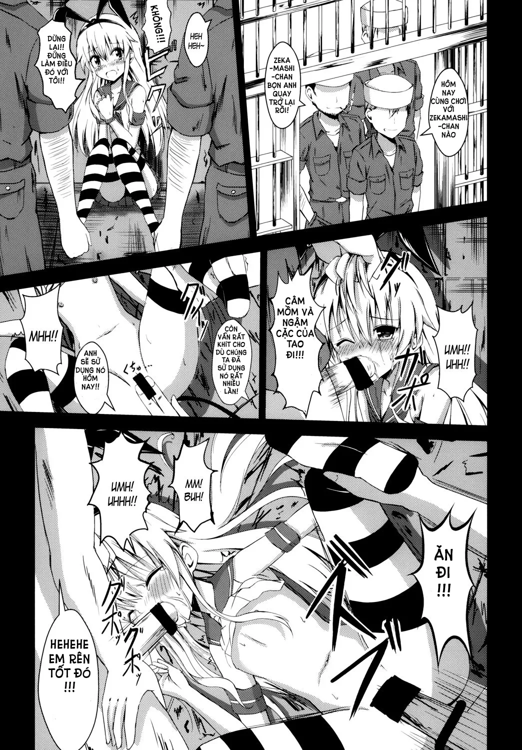 HentaiVN.net - Ảnh 5 - Kuubo Wo-Kyuu-chan no Shimakaze Yuri Dorei Choukyou 1 | Standard Carrier Wo-Class Shimakaze's Yuri Slave Training 1 (Kantai Collection, -KanColle-) [] 空母ヲ級ちゃんの島風百合奴隷調教1] - Chap 1