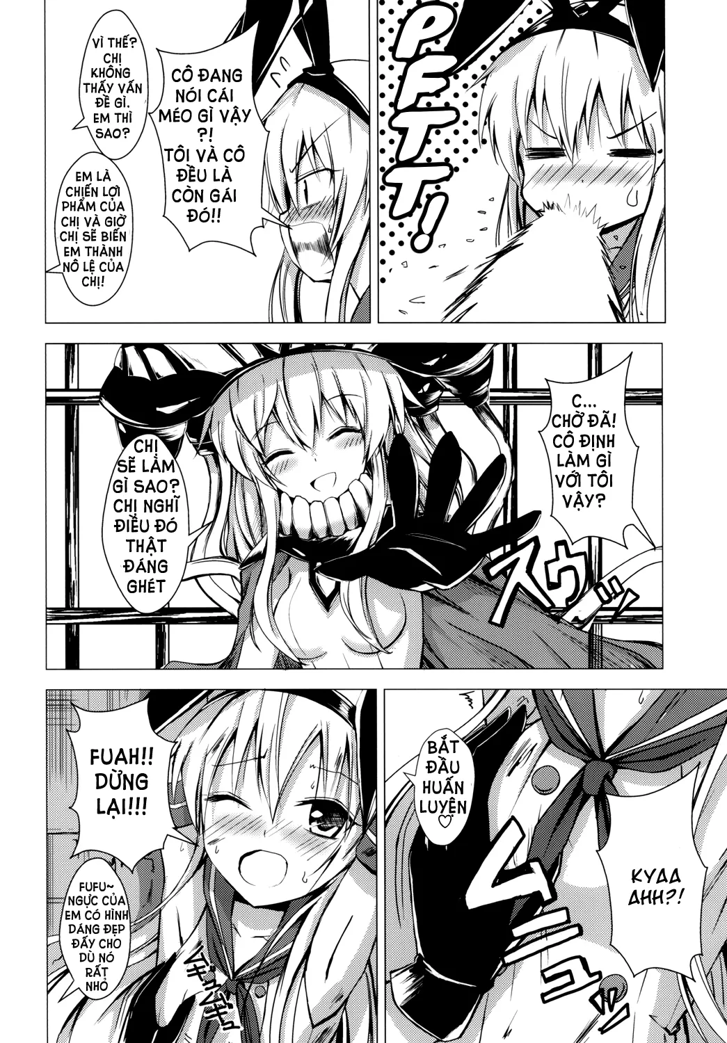 HentaiVN.net - Ảnh 8 - Kuubo Wo-Kyuu-chan no Shimakaze Yuri Dorei Choukyou 1 | Standard Carrier Wo-Class Shimakaze's Yuri Slave Training 1 (Kantai Collection, -KanColle-) [] 空母ヲ級ちゃんの島風百合奴隷調教1] - Chap 1