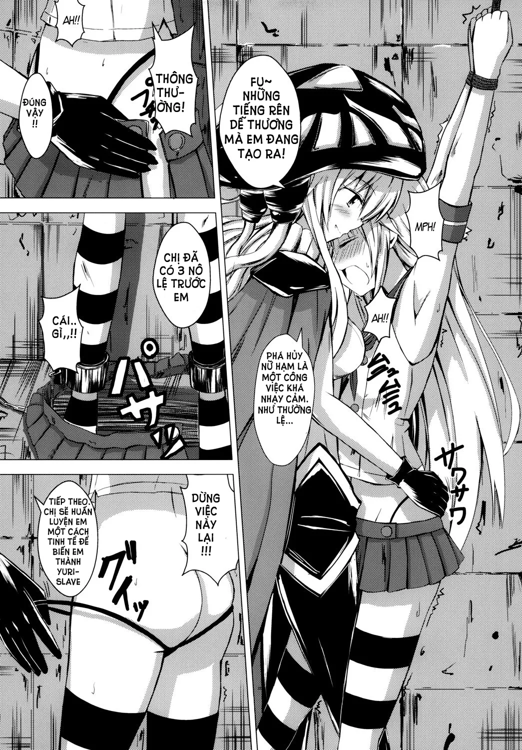 HentaiVN.net - Ảnh 9 - Kuubo Wo-Kyuu-chan no Shimakaze Yuri Dorei Choukyou 1 | Standard Carrier Wo-Class Shimakaze's Yuri Slave Training 1 (Kantai Collection, -KanColle-) [] 空母ヲ級ちゃんの島風百合奴隷調教1] - Chap 1