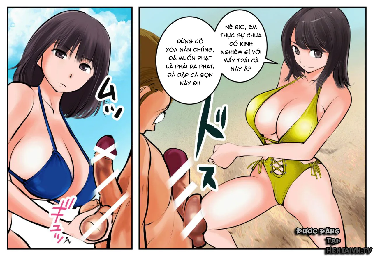 HentaiVN.net - Ảnh 8 - Kinkeri Kyosei in Beach - Chap 1