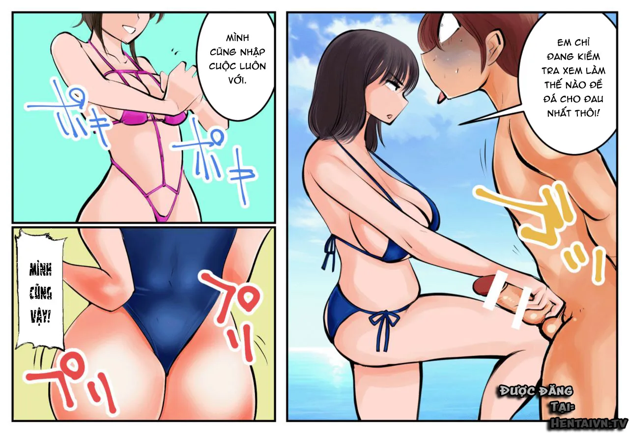 HentaiVN.net - Ảnh 9 - Kinkeri Kyosei in Beach - Chap 1