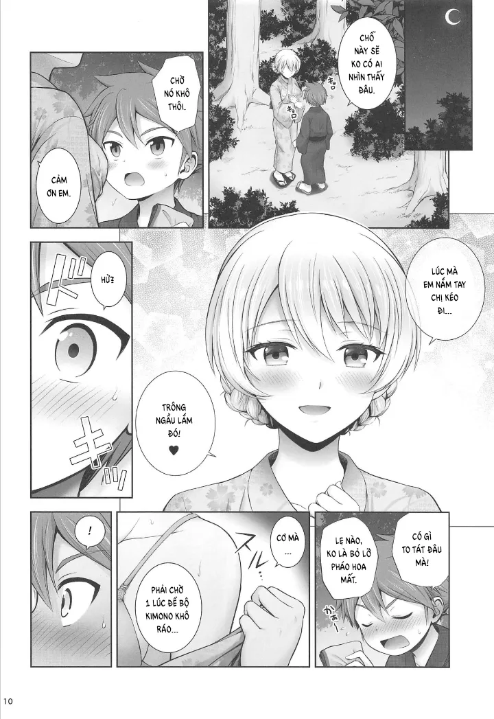 HentaiVN.net - Ảnh 11 - Darjeeling and Love Fireworks [ダージリンと恋花火] - Chap 1