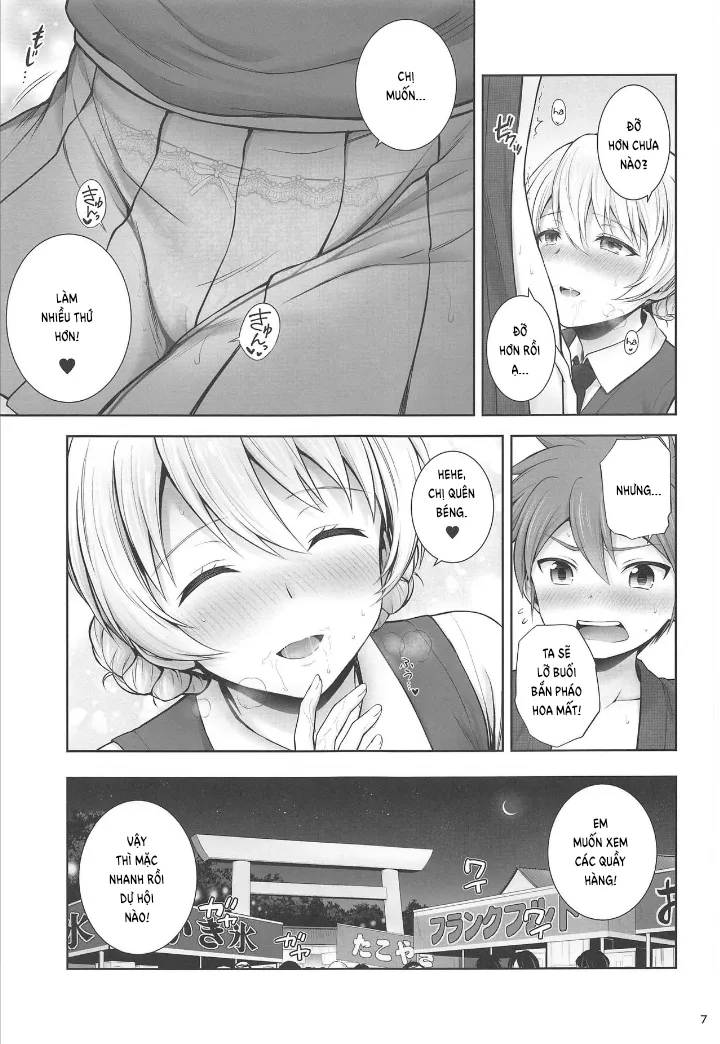 HentaiVN.net - Ảnh 8 - Darjeeling and Love Fireworks [ダージリンと恋花火] - Chap 1