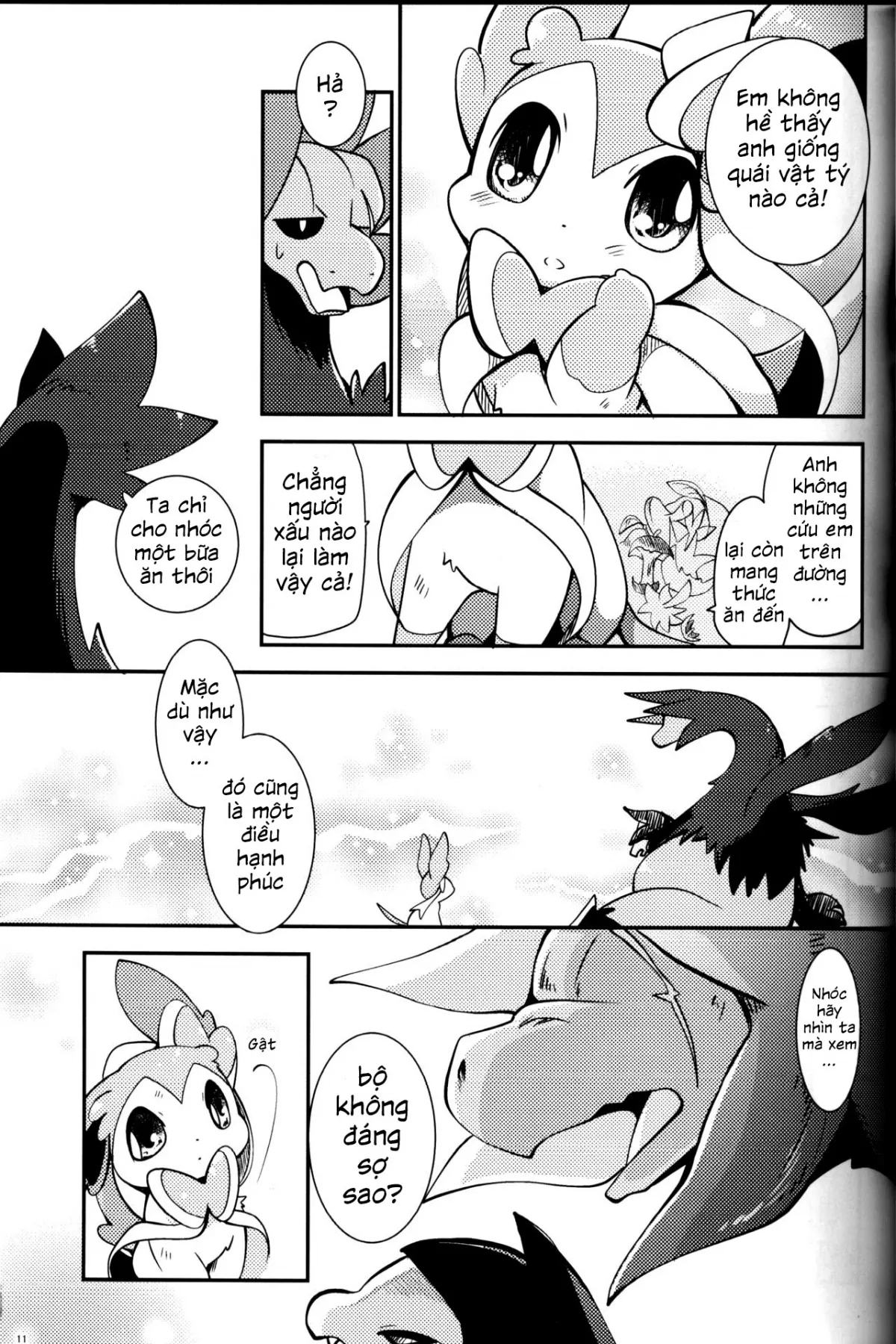 HentaiVN.net - Ảnh 11 - Mori no Kaibutsu to Chiisana Yousei (Pokemon) - Chap 1