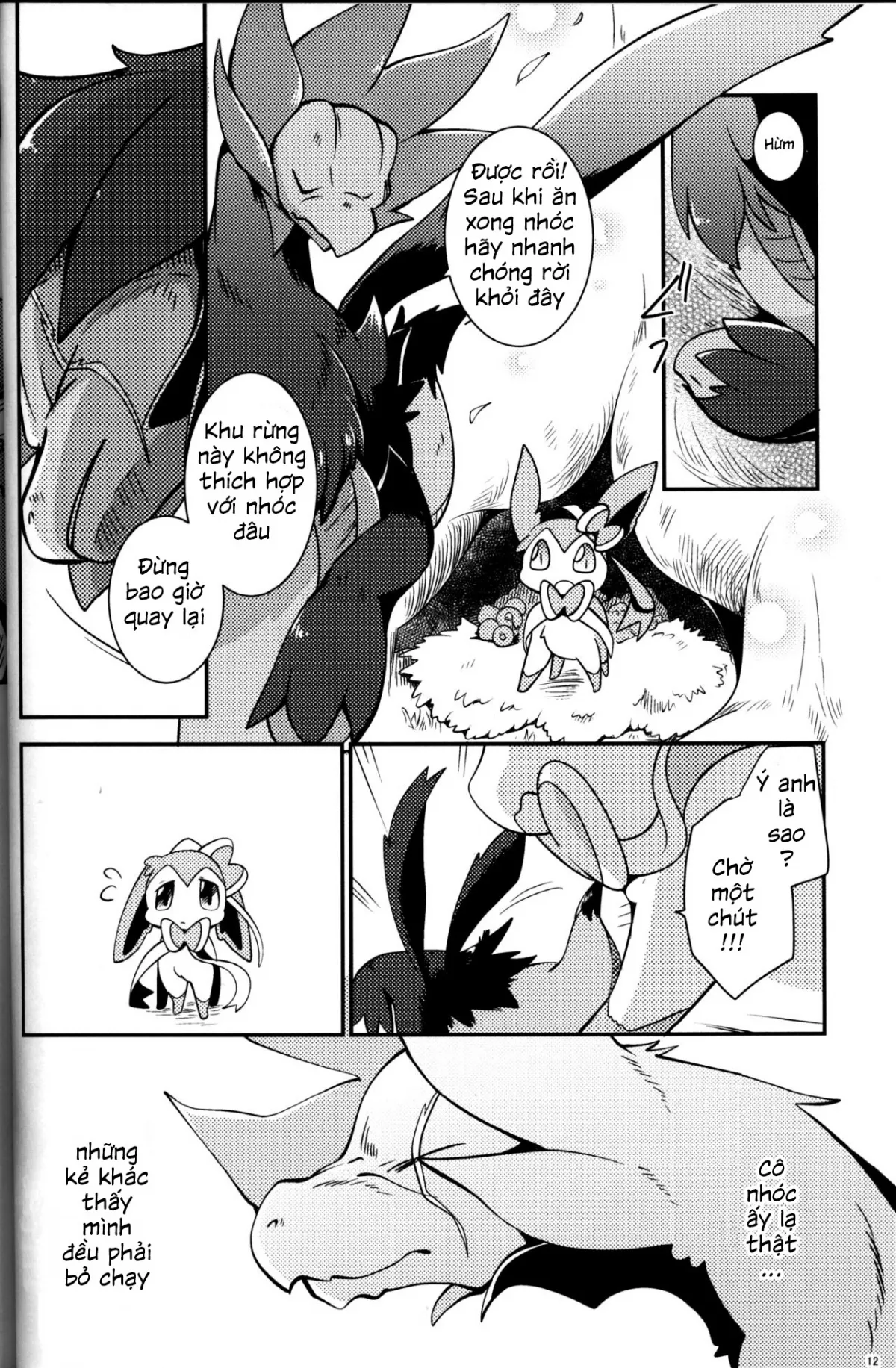 HentaiVN.net - Ảnh 12 - Mori no Kaibutsu to Chiisana Yousei (Pokemon) - Chap 1
