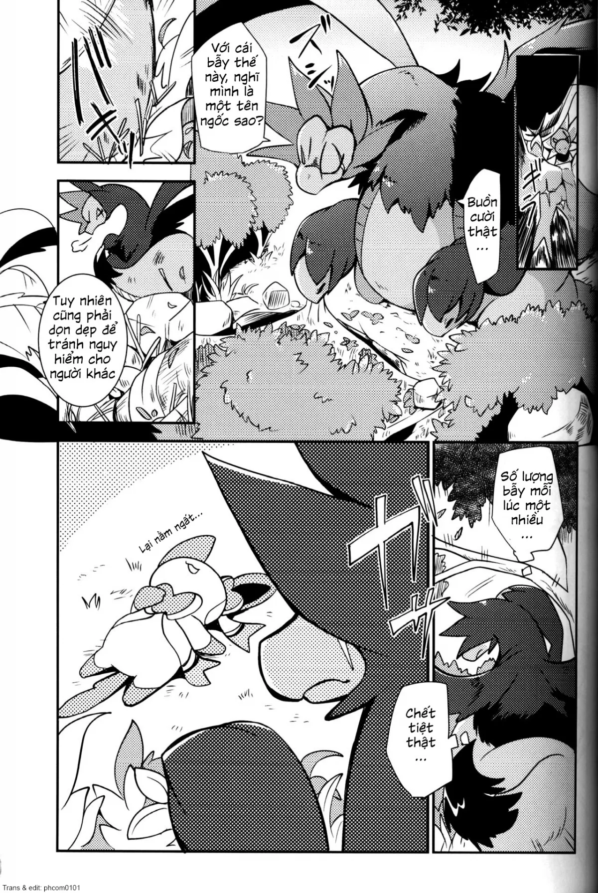 HentaiVN.net - Ảnh 13 - Mori no Kaibutsu to Chiisana Yousei (Pokemon) - Chap 1