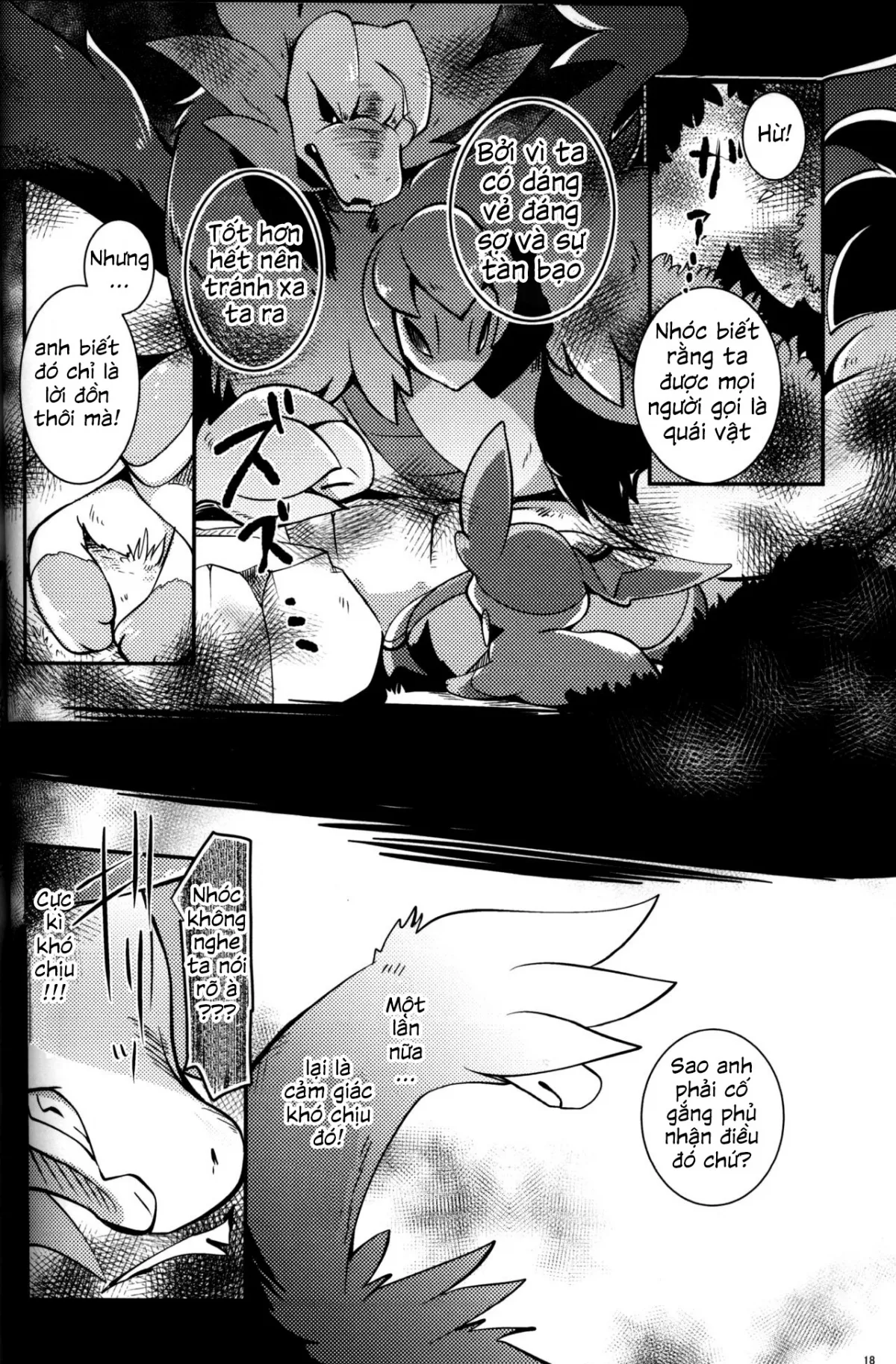 HentaiVN.net - Ảnh 18 - Mori no Kaibutsu to Chiisana Yousei (Pokemon) - Chap 1