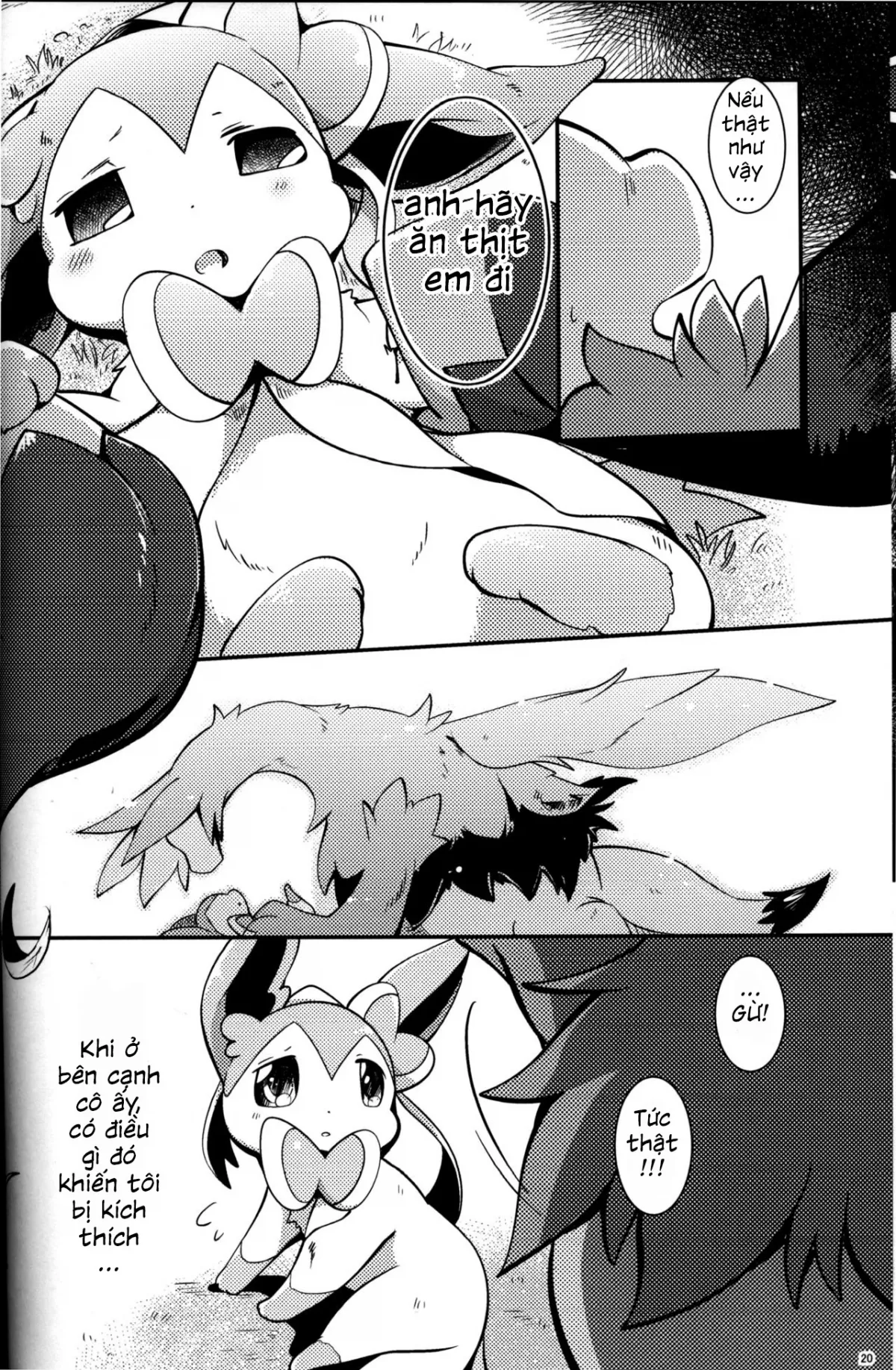 HentaiVN.net - Ảnh 20 - Mori no Kaibutsu to Chiisana Yousei (Pokemon) - Chap 1