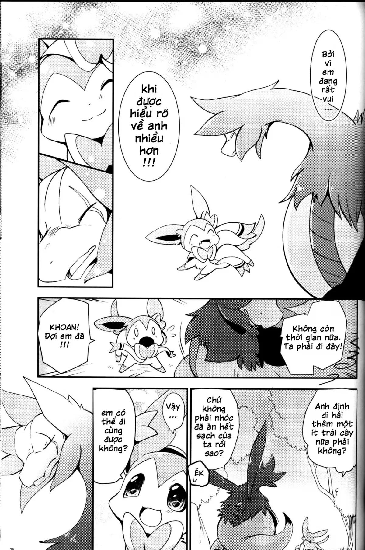 HentaiVN.net - Ảnh 25 - Mori no Kaibutsu to Chiisana Yousei (Pokemon) - Chap 1