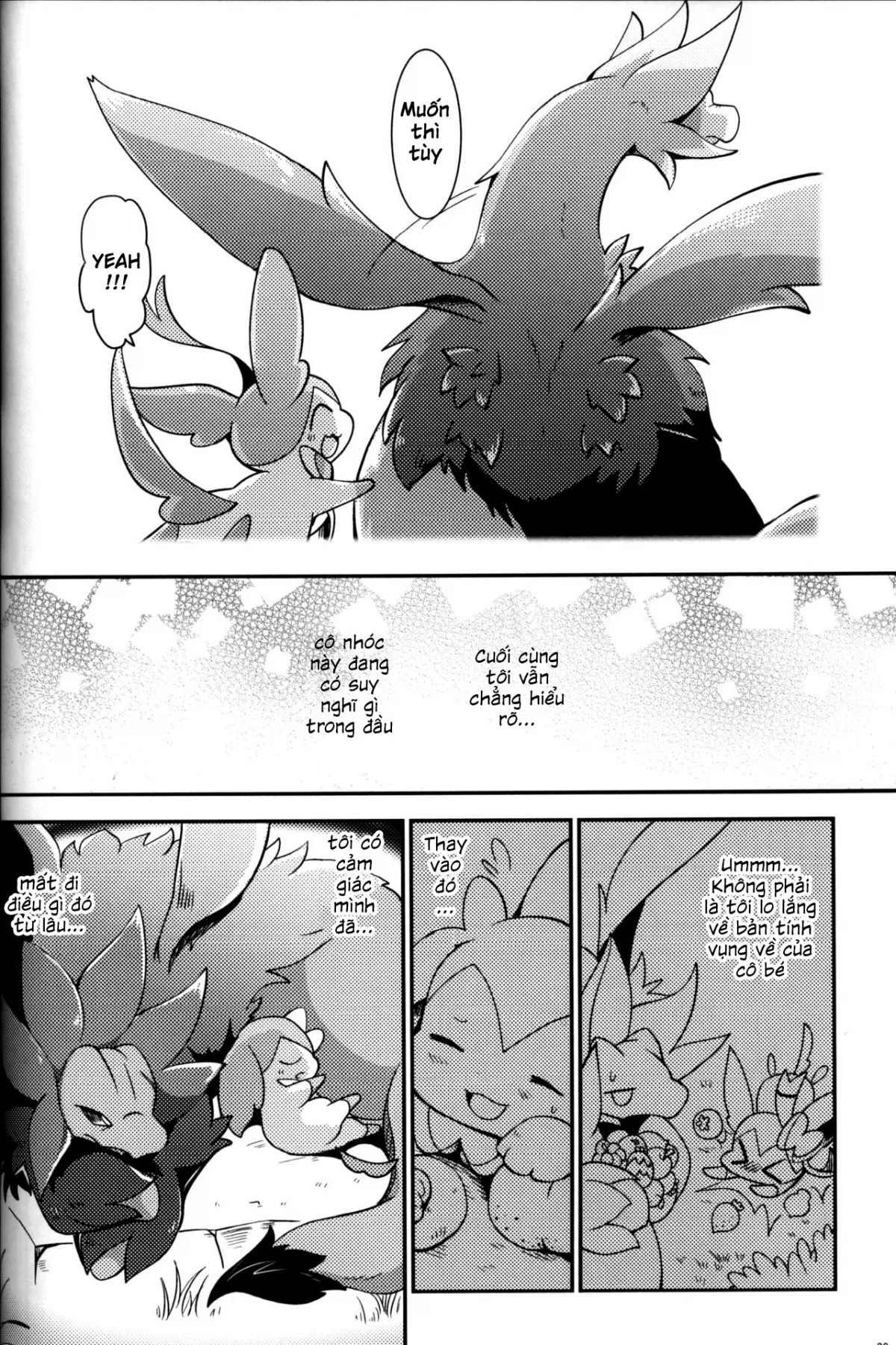 HentaiVN.net - Ảnh 26 - Mori no Kaibutsu to Chiisana Yousei (Pokemon) - Chap 1
