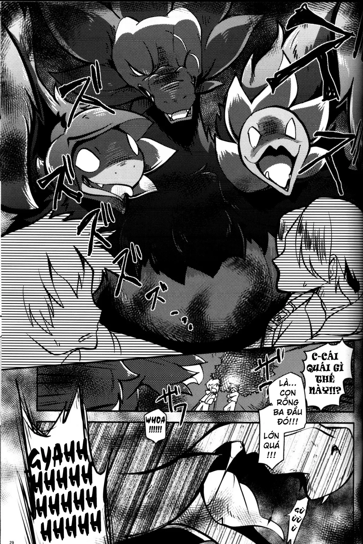 HentaiVN.net - Ảnh 29 - Mori no Kaibutsu to Chiisana Yousei (Pokemon) - Chap 1