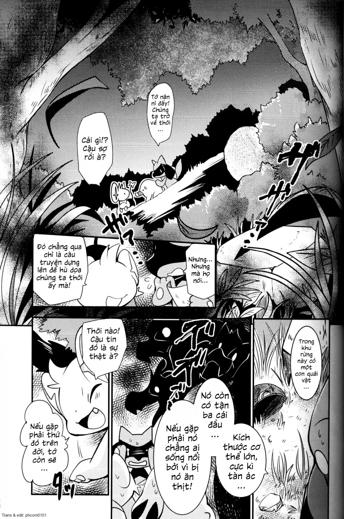 HentaiVN.net - Ảnh 3 - Mori no Kaibutsu to Chiisana Yousei (Pokemon) - Chap 1