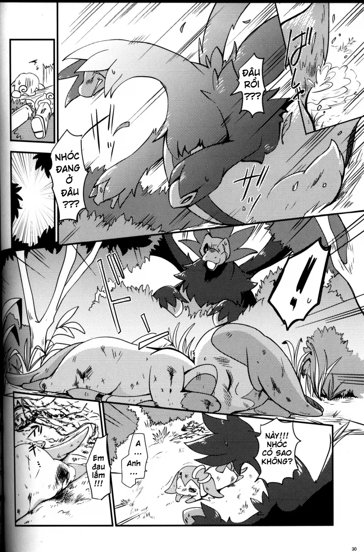 HentaiVN.net - Ảnh 30 - Mori no Kaibutsu to Chiisana Yousei (Pokemon) - Chap 1