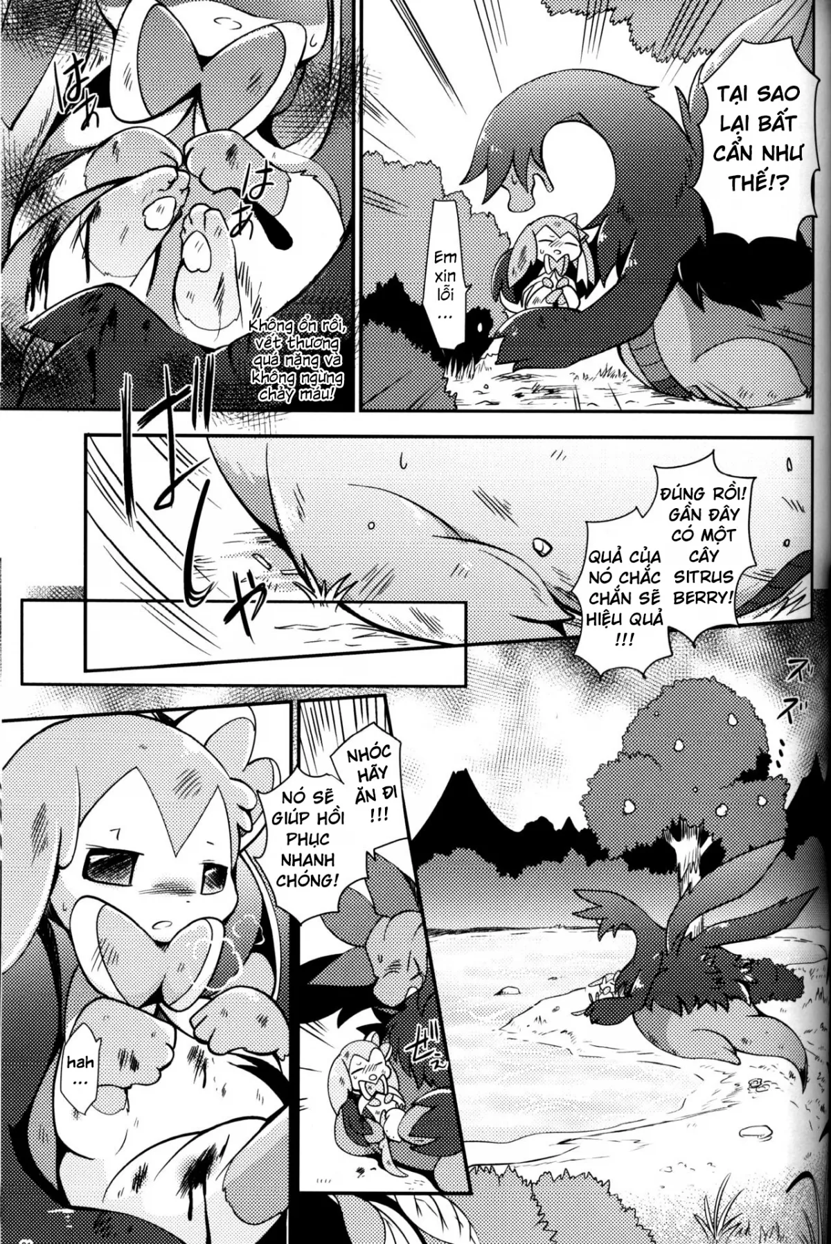 HentaiVN.net - Ảnh 31 - Mori no Kaibutsu to Chiisana Yousei (Pokemon) - Chap 1