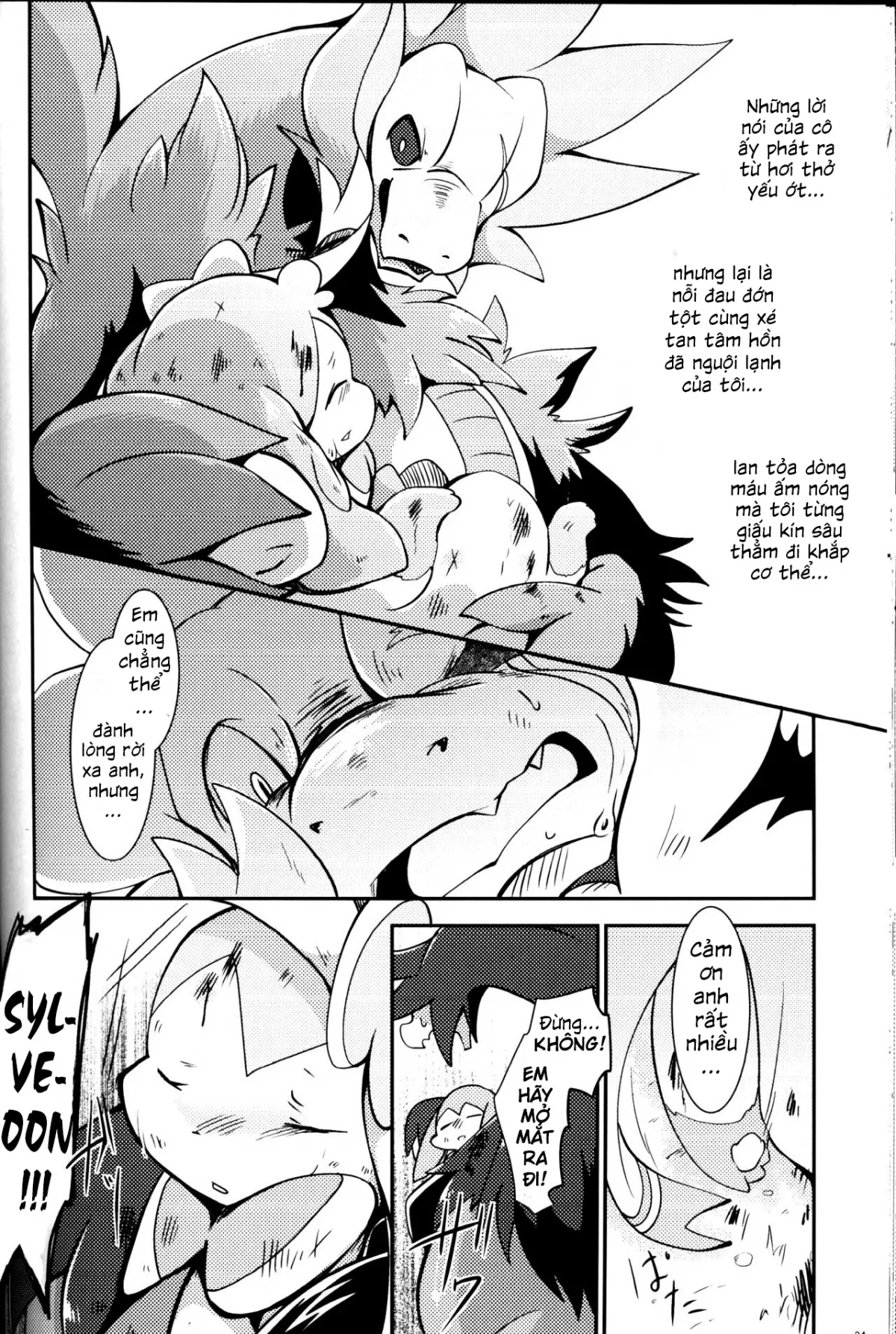 HentaiVN.net - Ảnh 34 - Mori no Kaibutsu to Chiisana Yousei (Pokemon) - Chap 1