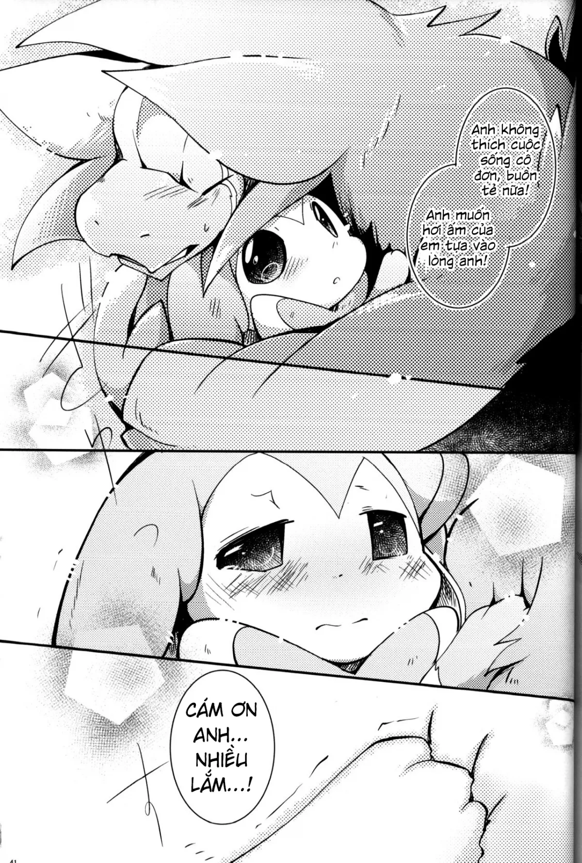 HentaiVN.net - Ảnh 41 - Mori no Kaibutsu to Chiisana Yousei (Pokemon) - Chap 1