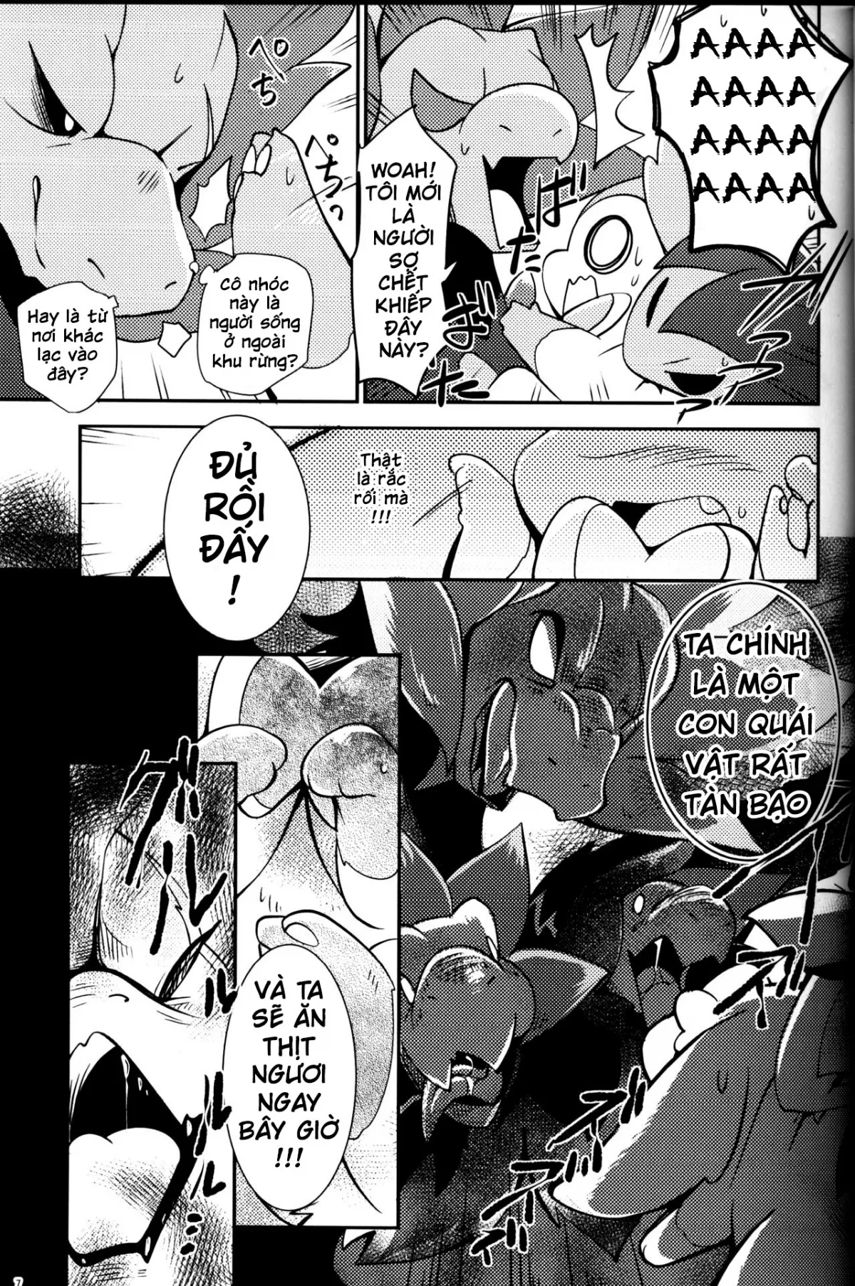 HentaiVN.net - Ảnh 7 - Mori no Kaibutsu to Chiisana Yousei (Pokemon) - Chap 1