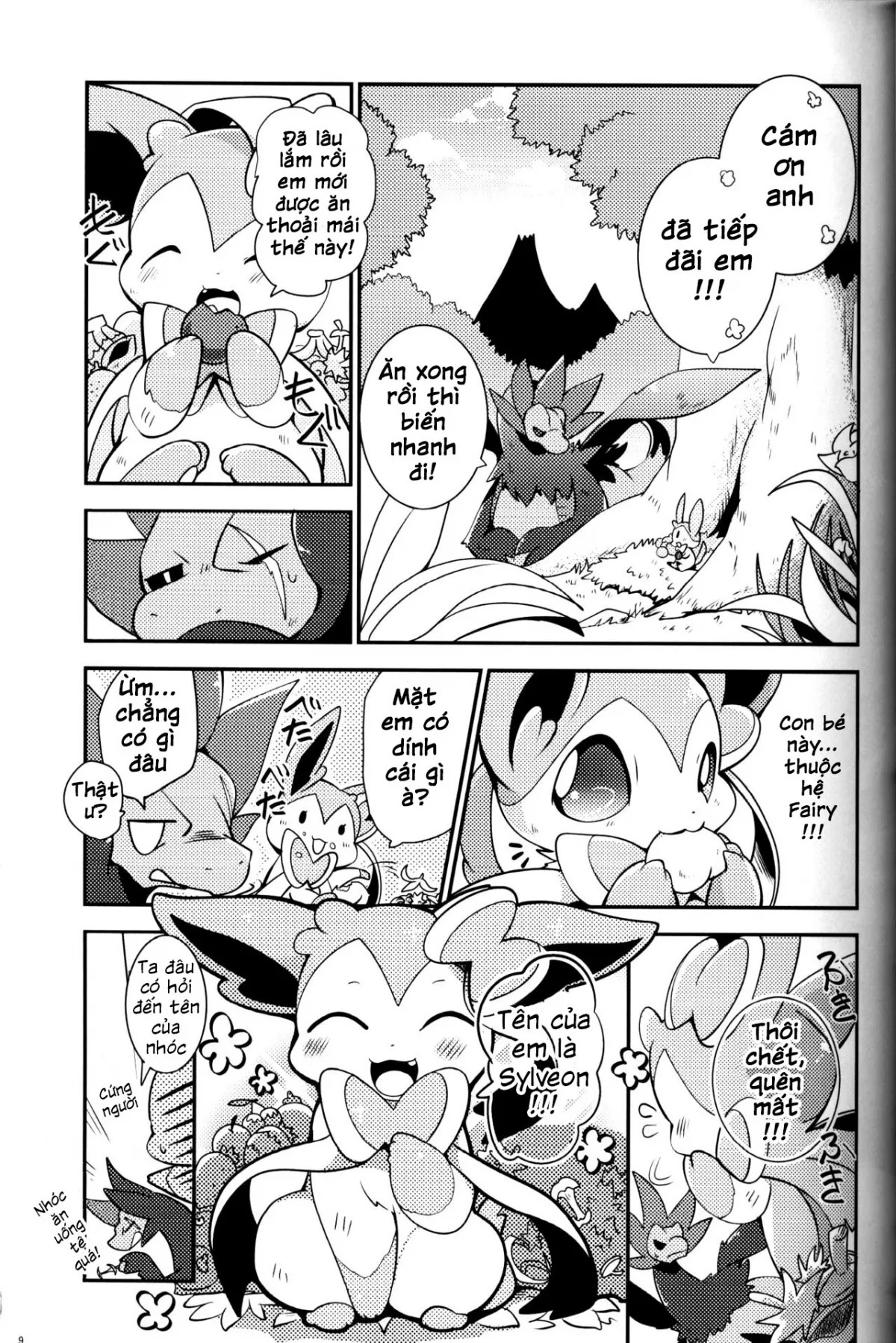 HentaiVN.net - Ảnh 9 - Mori no Kaibutsu to Chiisana Yousei (Pokemon) - Chap 1