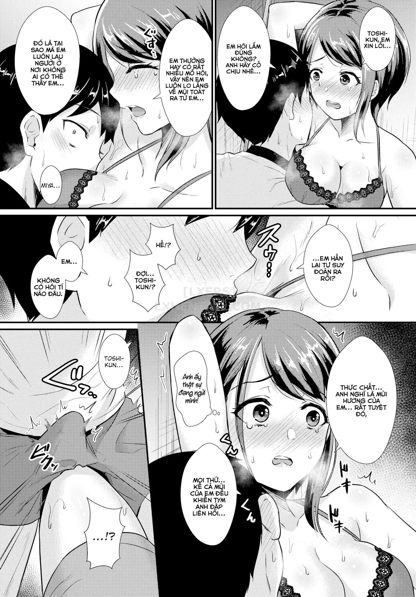 HentaiVN.net - Ảnh 8 - Sensitive Sweat [Comic Bavel 2019-11] - Chap 1