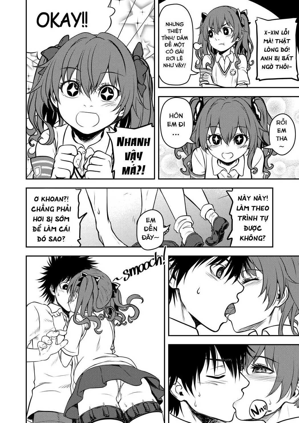 HentaiVN.net - Ảnh 10 - Black Thoughts (Toaru Kagaku no Railgun) - Chap 1