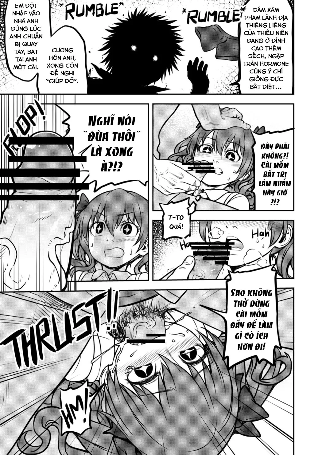 HentaiVN.net - Ảnh 13 - Black Thoughts (Toaru Kagaku no Railgun) - Chap 1