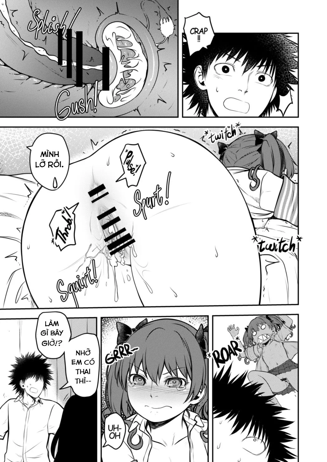 HentaiVN.net - Ảnh 23 - Black Thoughts (Toaru Kagaku no Railgun) - Chap 1