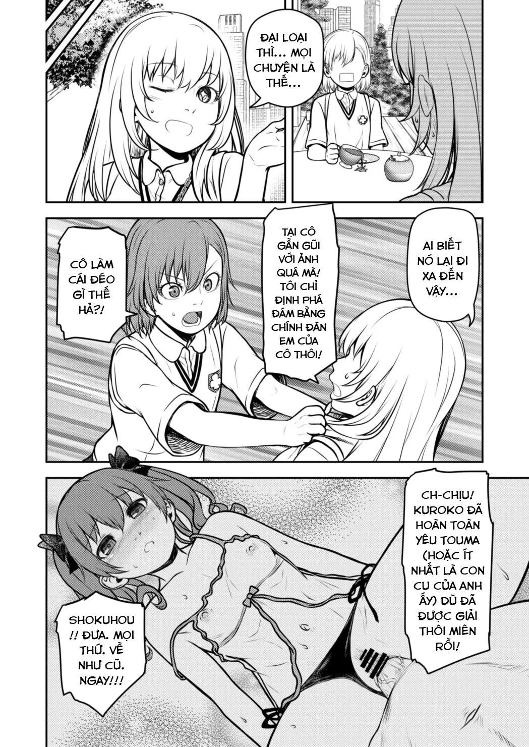HentaiVN.net - Ảnh 24 - Black Thoughts (Toaru Kagaku no Railgun) - Chap 1