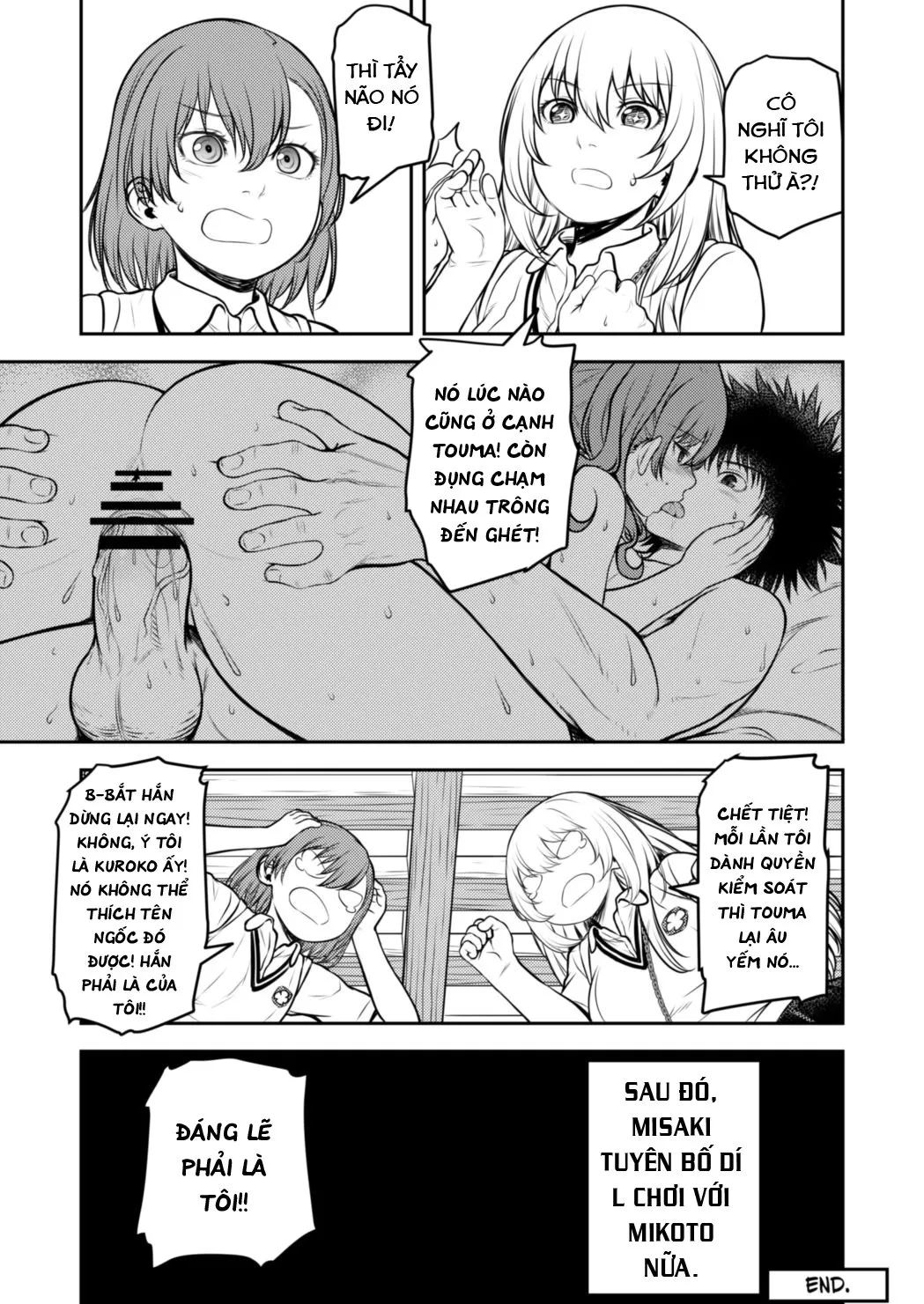 HentaiVN.net - Ảnh 25 - Black Thoughts (Toaru Kagaku no Railgun) - Chap 1
