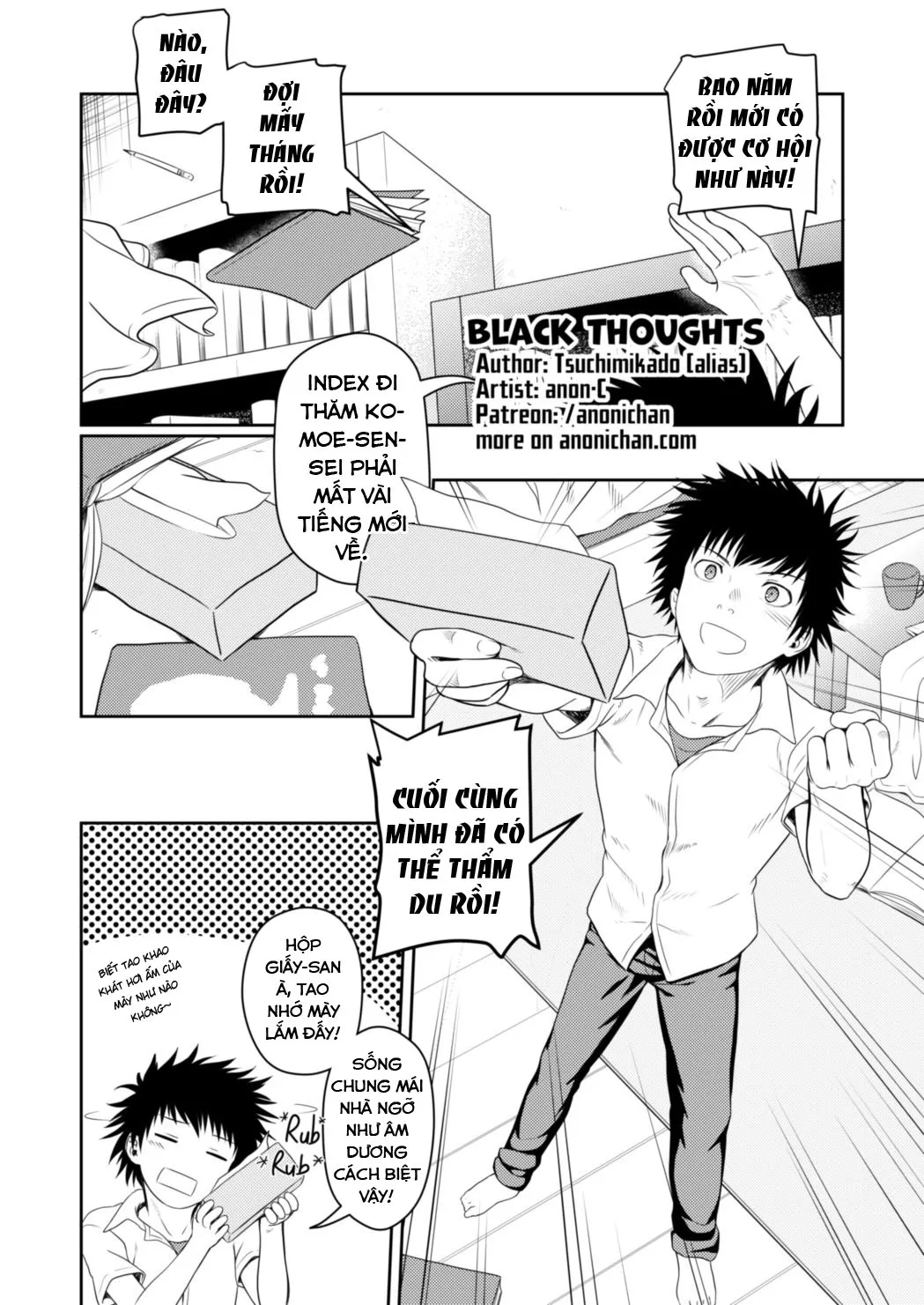 HentaiVN.net - Ảnh 4 - Black Thoughts (Toaru Kagaku no Railgun) - Chap 1
